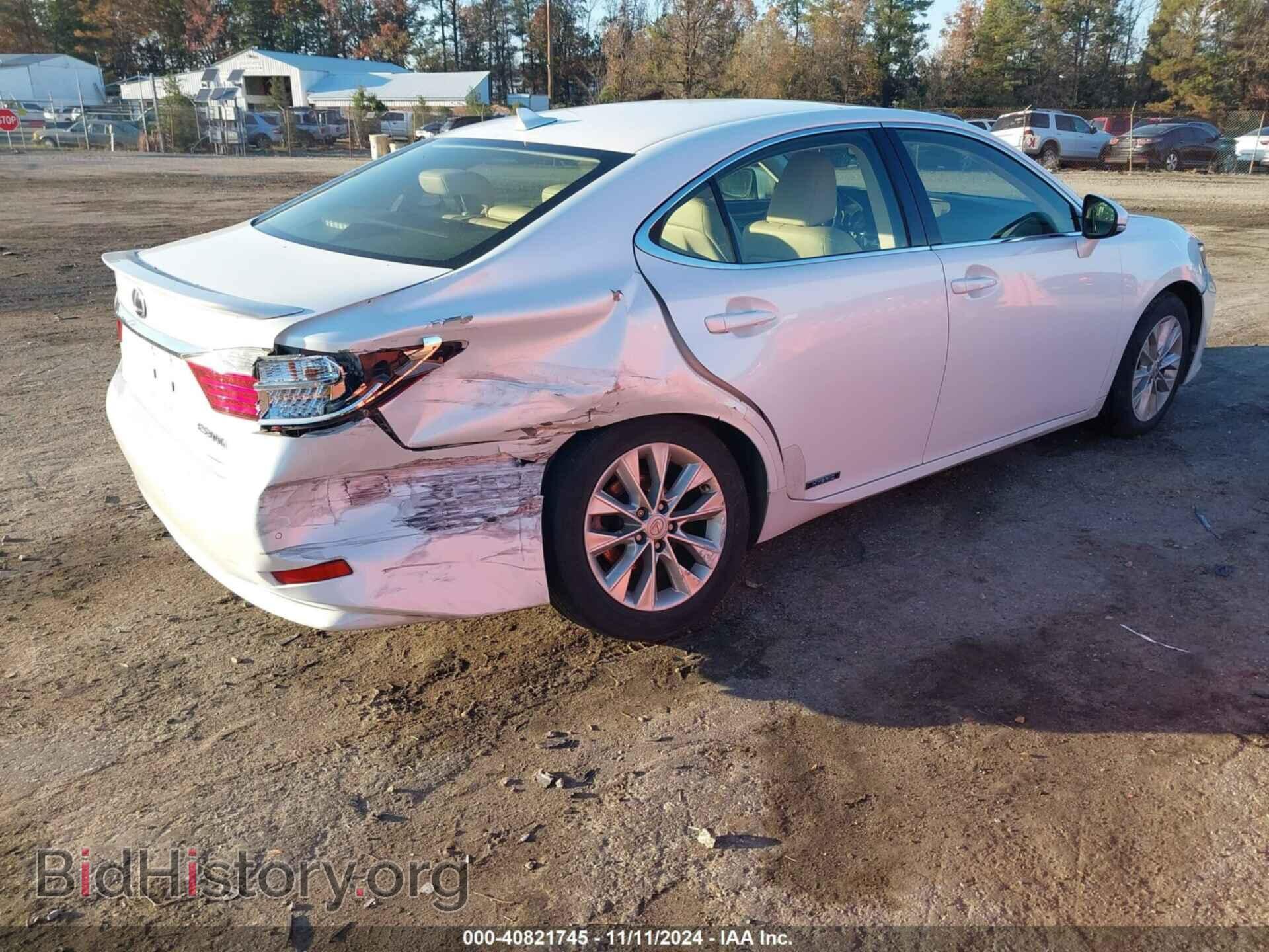 2013 LEXUS ES 300H - VIN: JTHBW1GG2D2027273 - Фото 6
