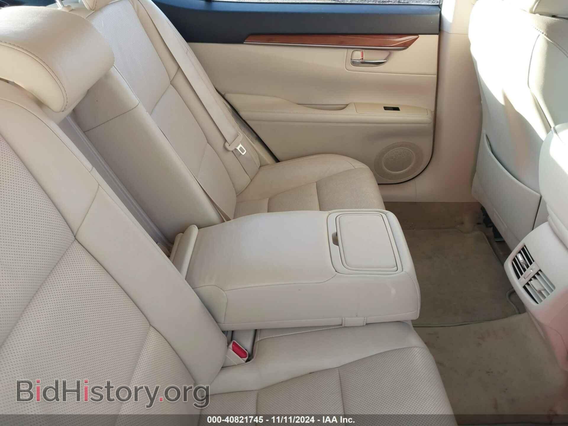 2013 LEXUS ES 300H - VIN: JTHBW1GG2D2027273 - Фото 8