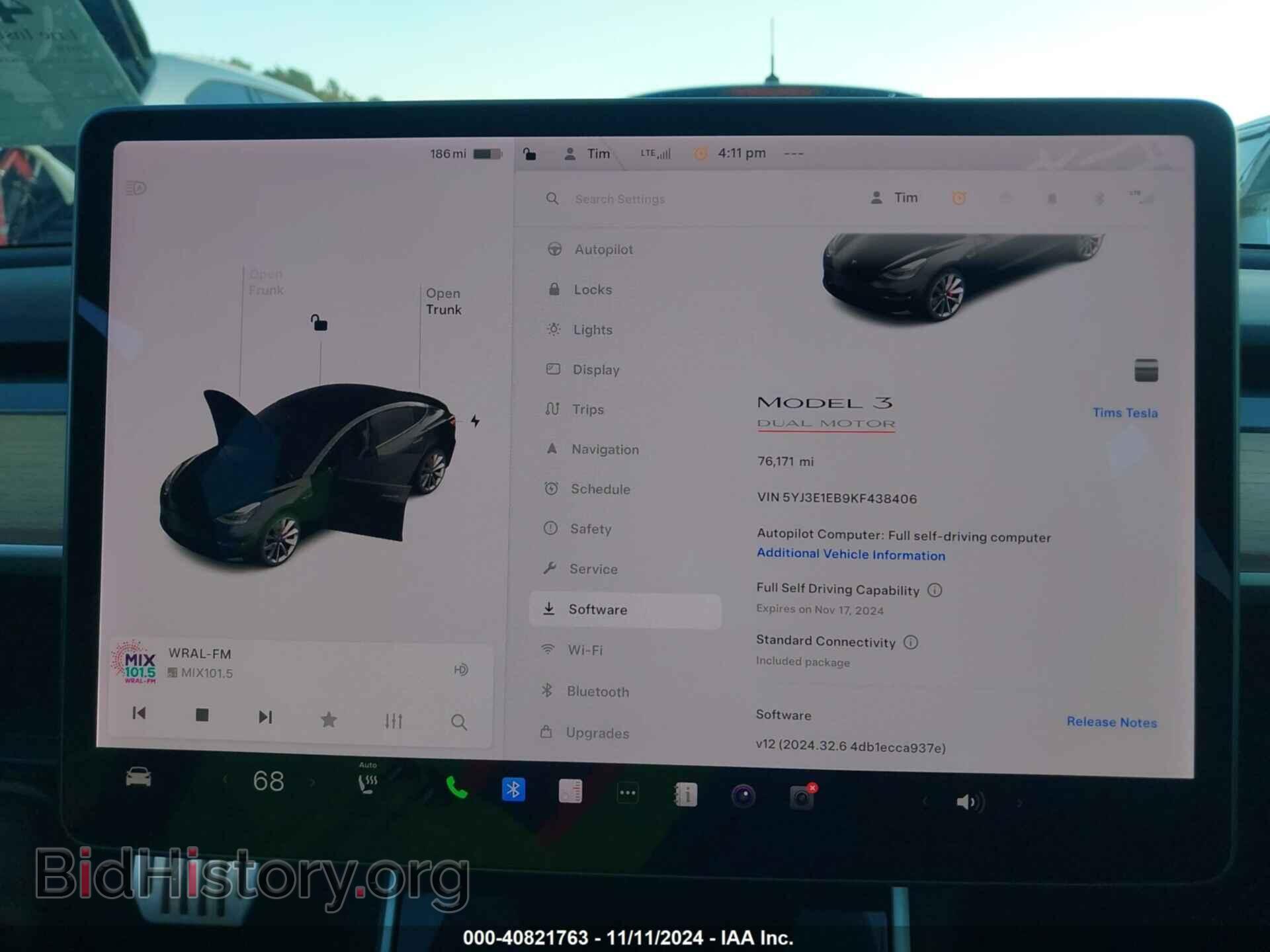 2019 TESLA MODEL 3 - VIN: 5YJ3E1EB9KF438406 - Фото 7