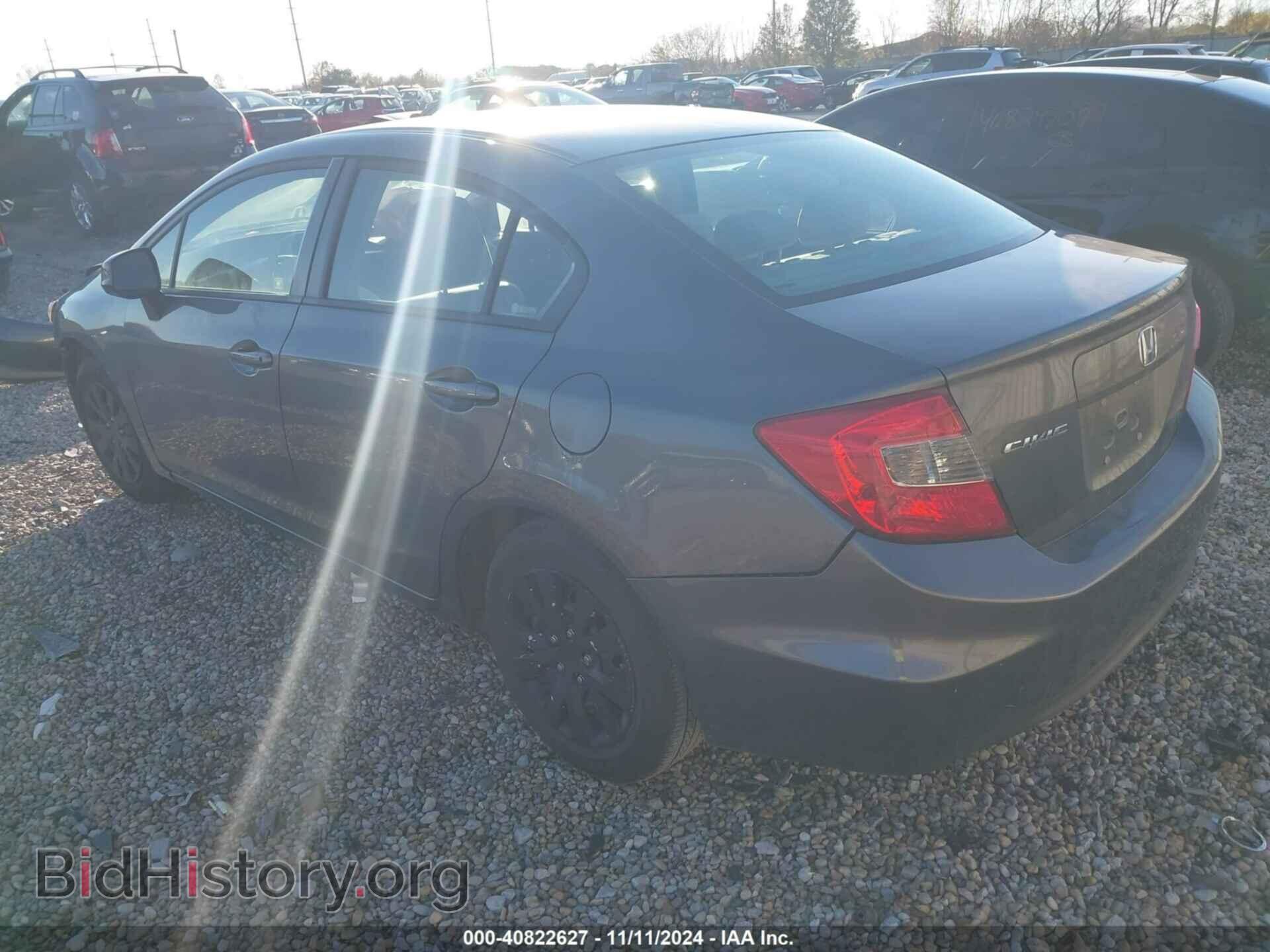 2012 HONDA CIVIC - VIN: 19XFB2F5XCE001204 - Фото 3