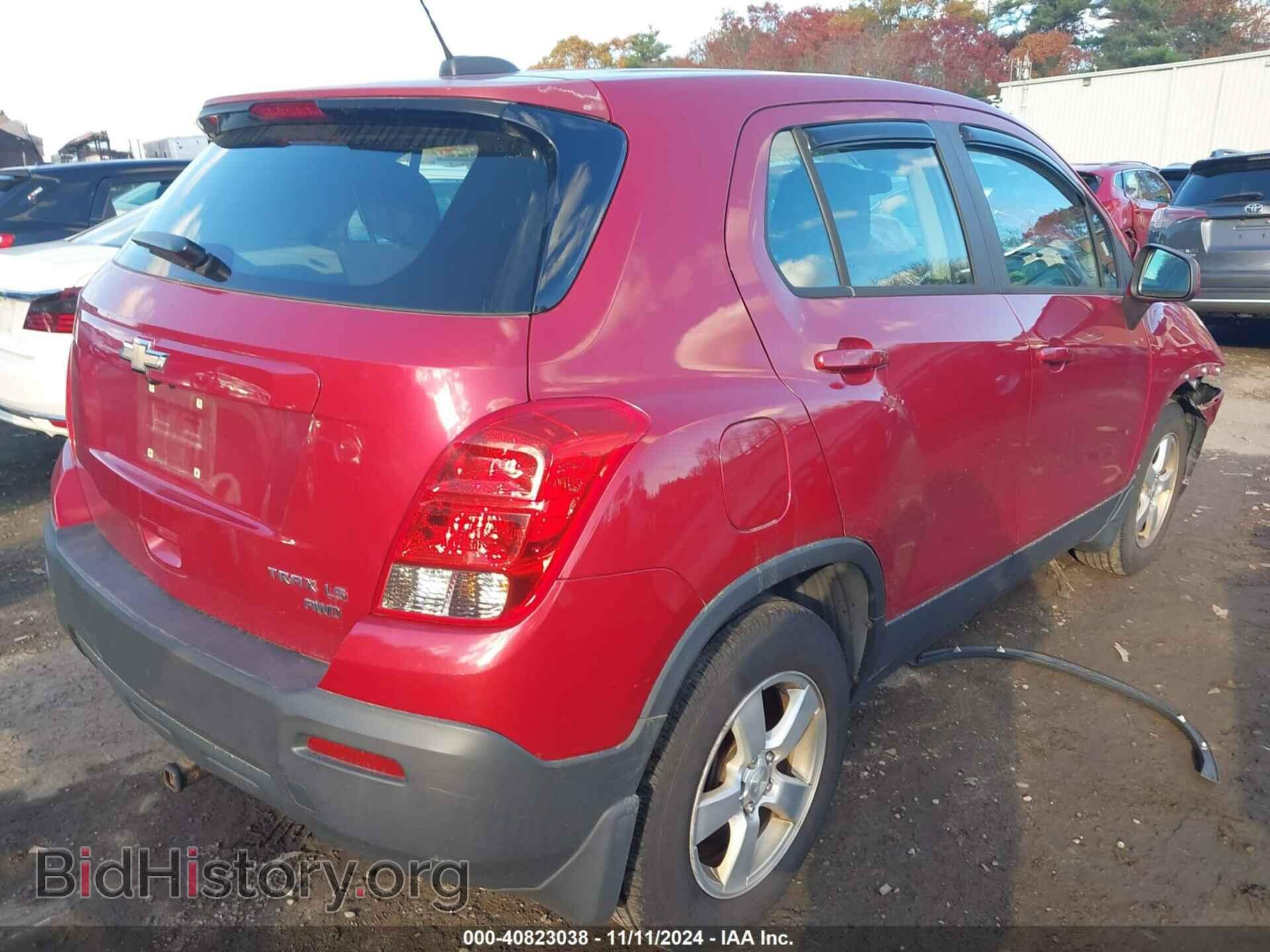2015 CHEVROLET TRAX - VIN: KL7CJPSB2FB080042 - Фото 4