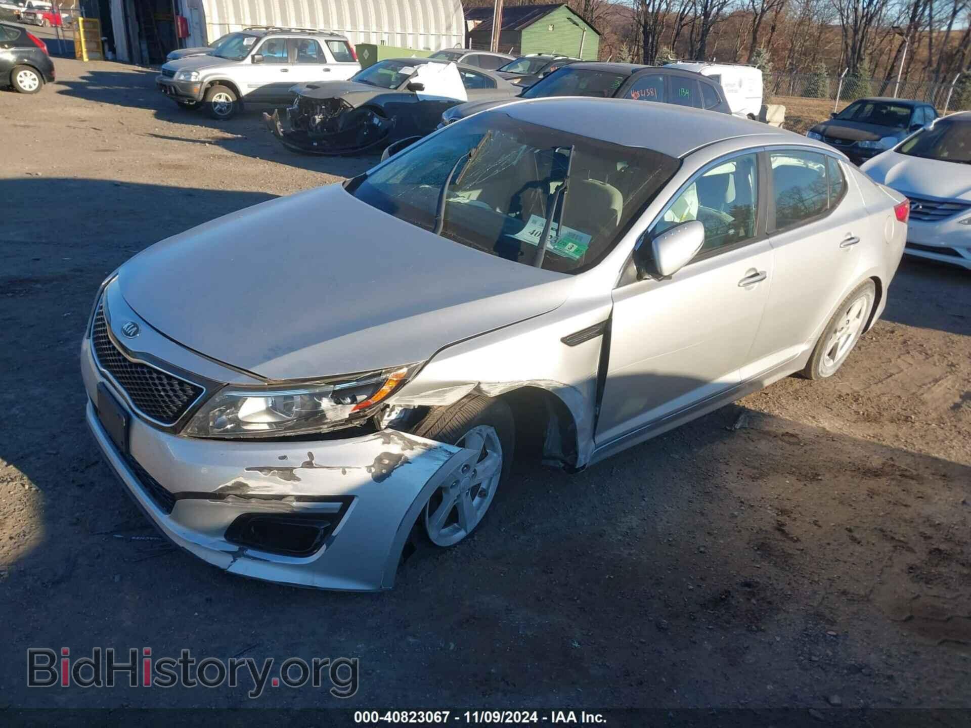 2014 KIA OPTIMA - VIN: KNAGM4A76E5472748 - Photo 2