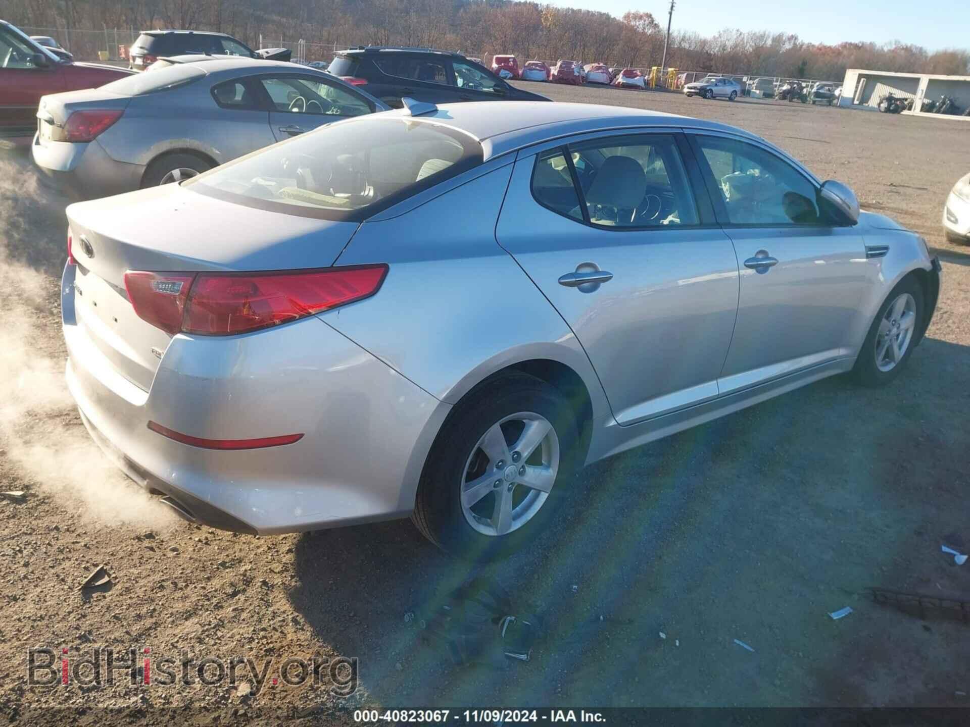 2014 KIA OPTIMA - VIN: KNAGM4A76E5472748 - Photo 4