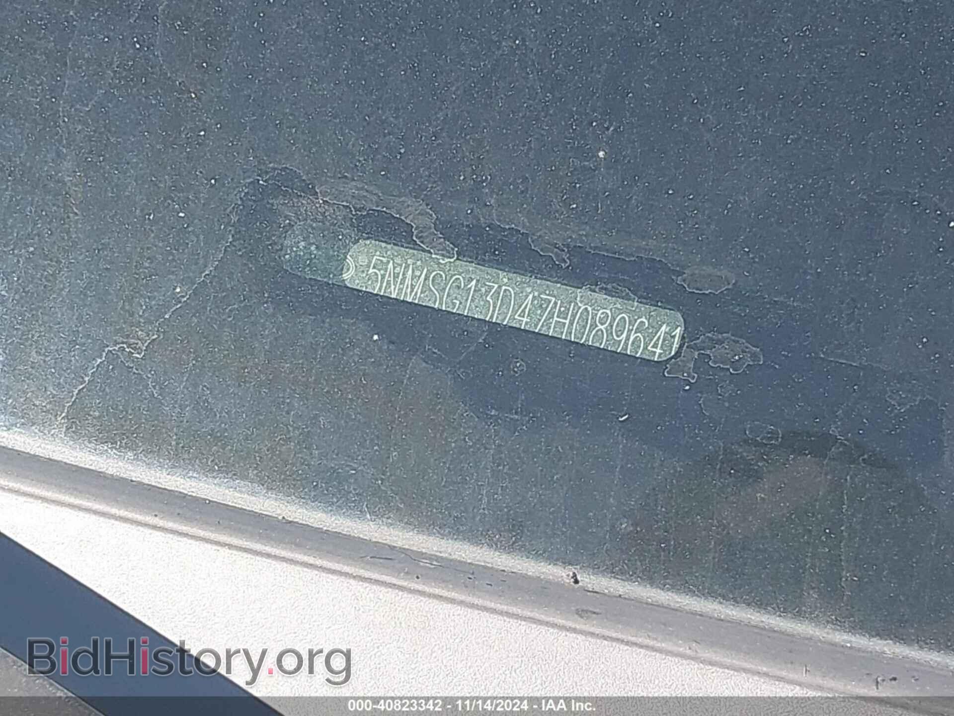 2007 HYUNDAI SANTA FE - VIN: 5NMSG13D47H089641 - Фото 9