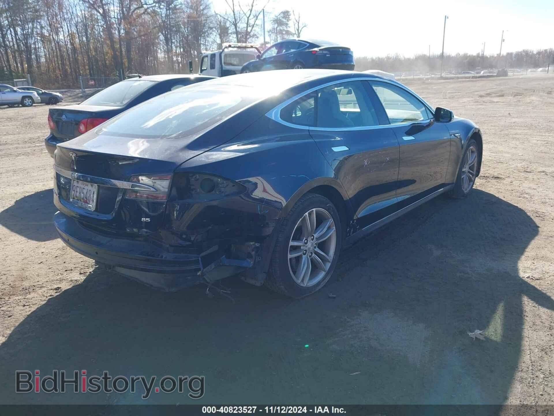 2014 TESLA MODEL S - VIN: 5YJSA1H11EFP40531 - Фото 4