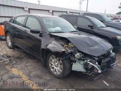 2013 Chrysler 200 LX, black — VIN 1C3CCBAB1DN734000, IAAI