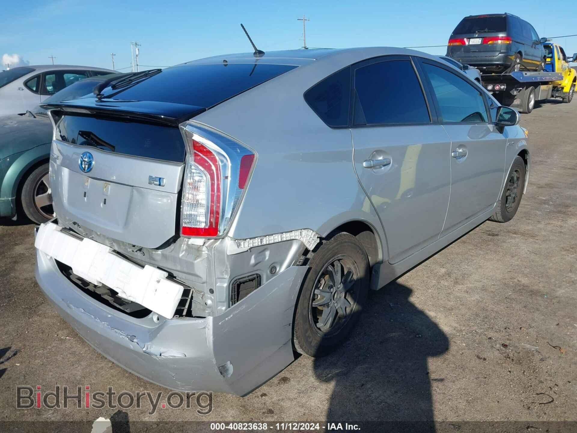 2014 TOYOTA PRIUS - VIN: JTDKN3DU5E0392425 - Photo 4