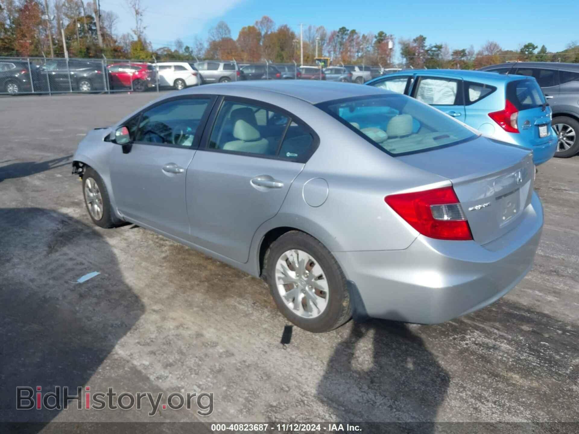 2012 HONDA CIVIC - VIN: 19XFB2F54CE043447 - Фото 3
