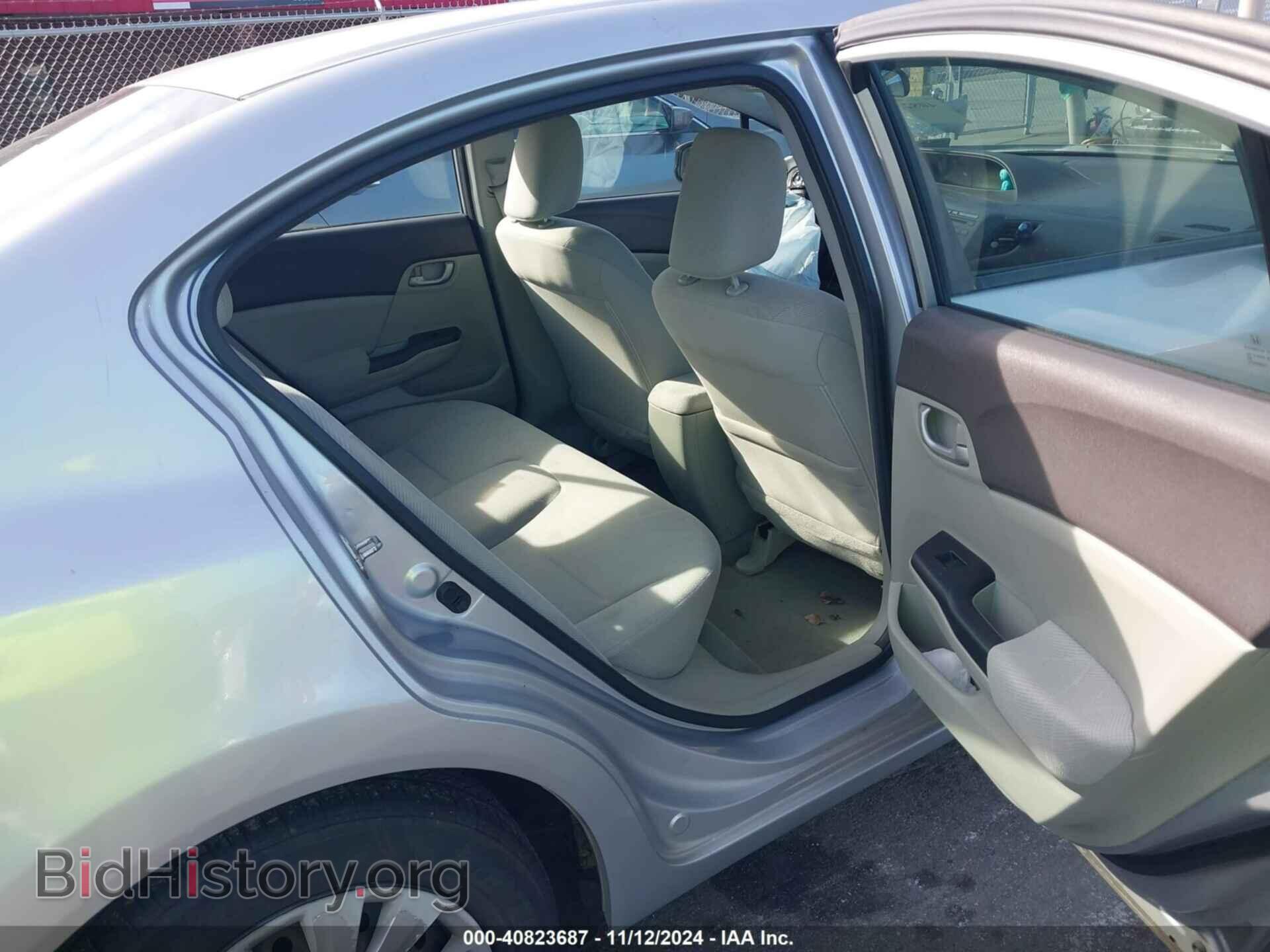 2012 HONDA CIVIC - VIN: 19XFB2F54CE043447 - Фото 8