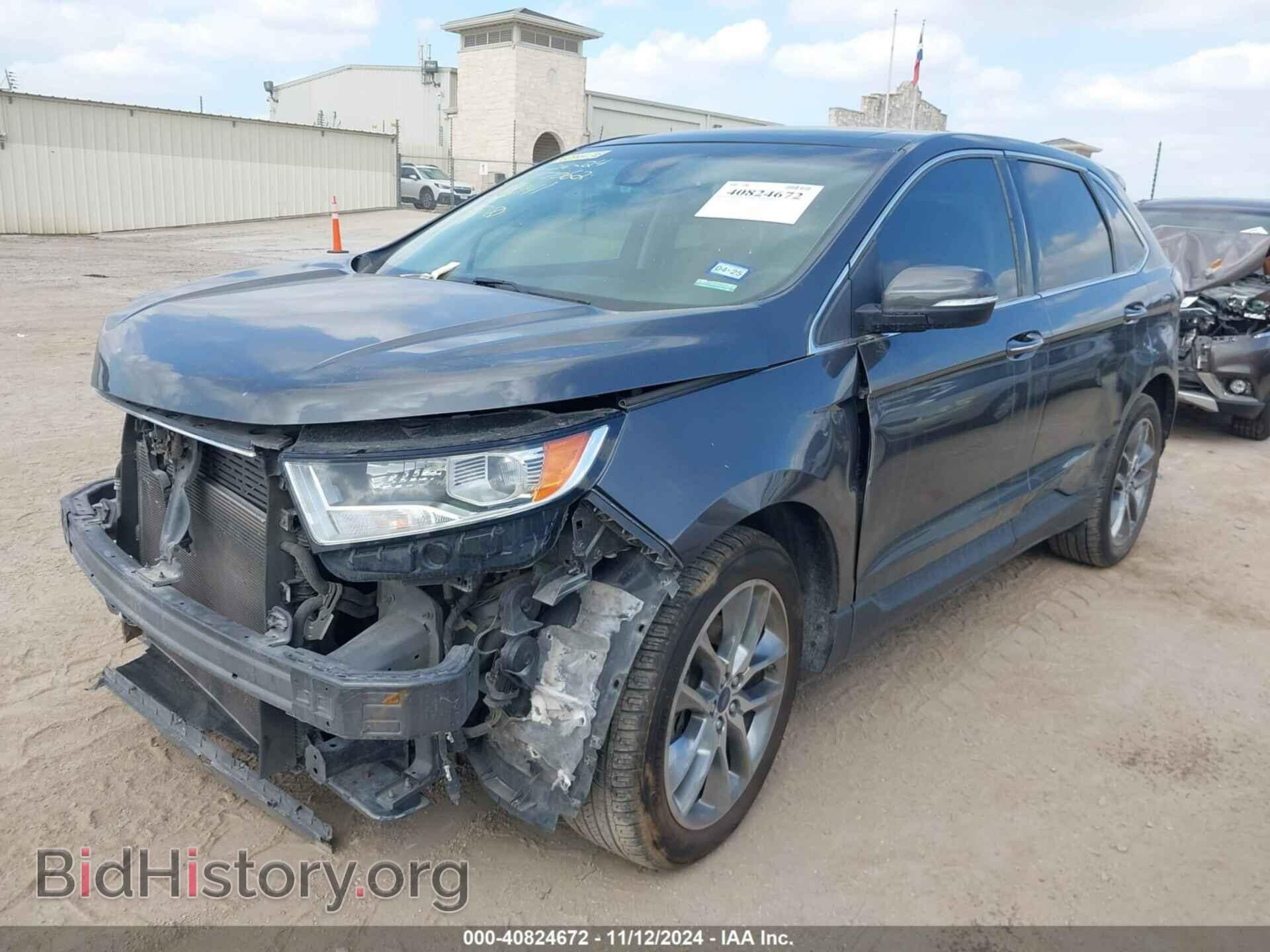 2015 FORD EDGE - VIN: 2FMPK3K89FBB26941 - Фото 2