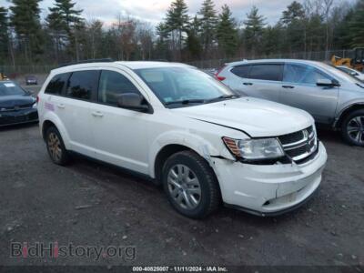 2017 Dodge JOURNEY SE, white — VIN 3C4PDCAB8HT557063, IAAI