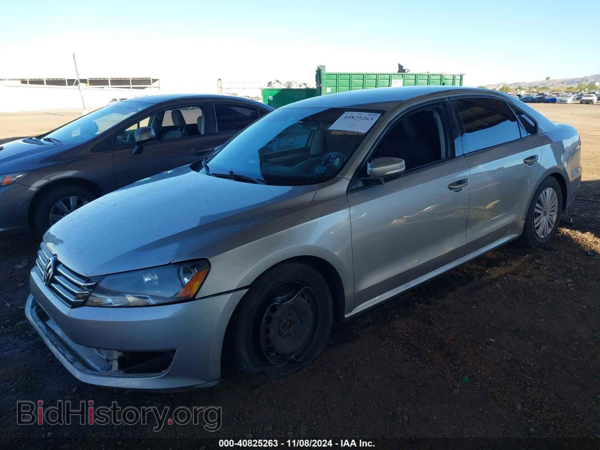 2014 VOLKSWAGEN PASSAT - VIN: 1VWAT7A3XEC111445 - Фото 2