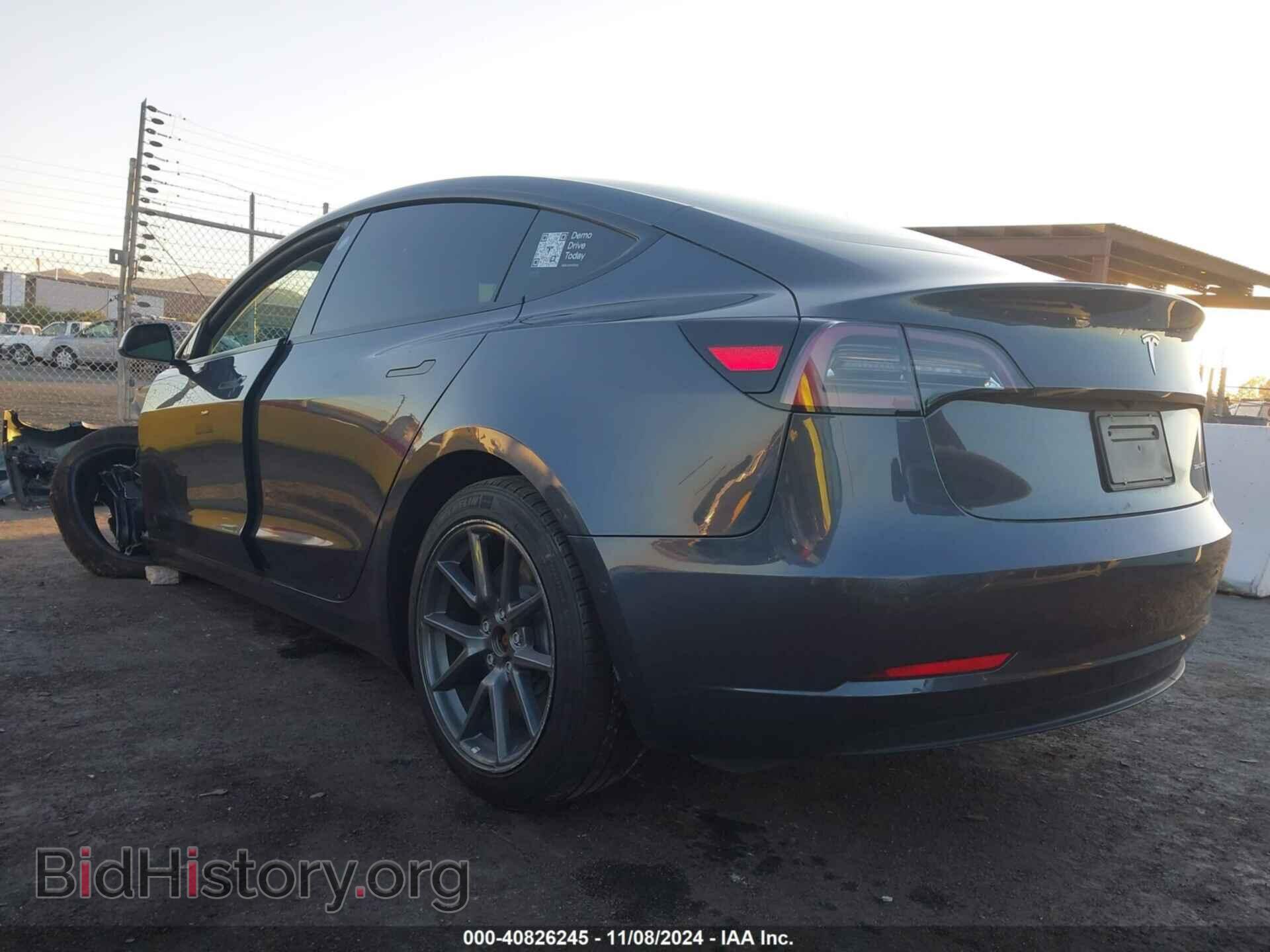 2022 TESLA MODEL 3 - VIN: 5YJ3E1EB2NF207271 - Фото 3