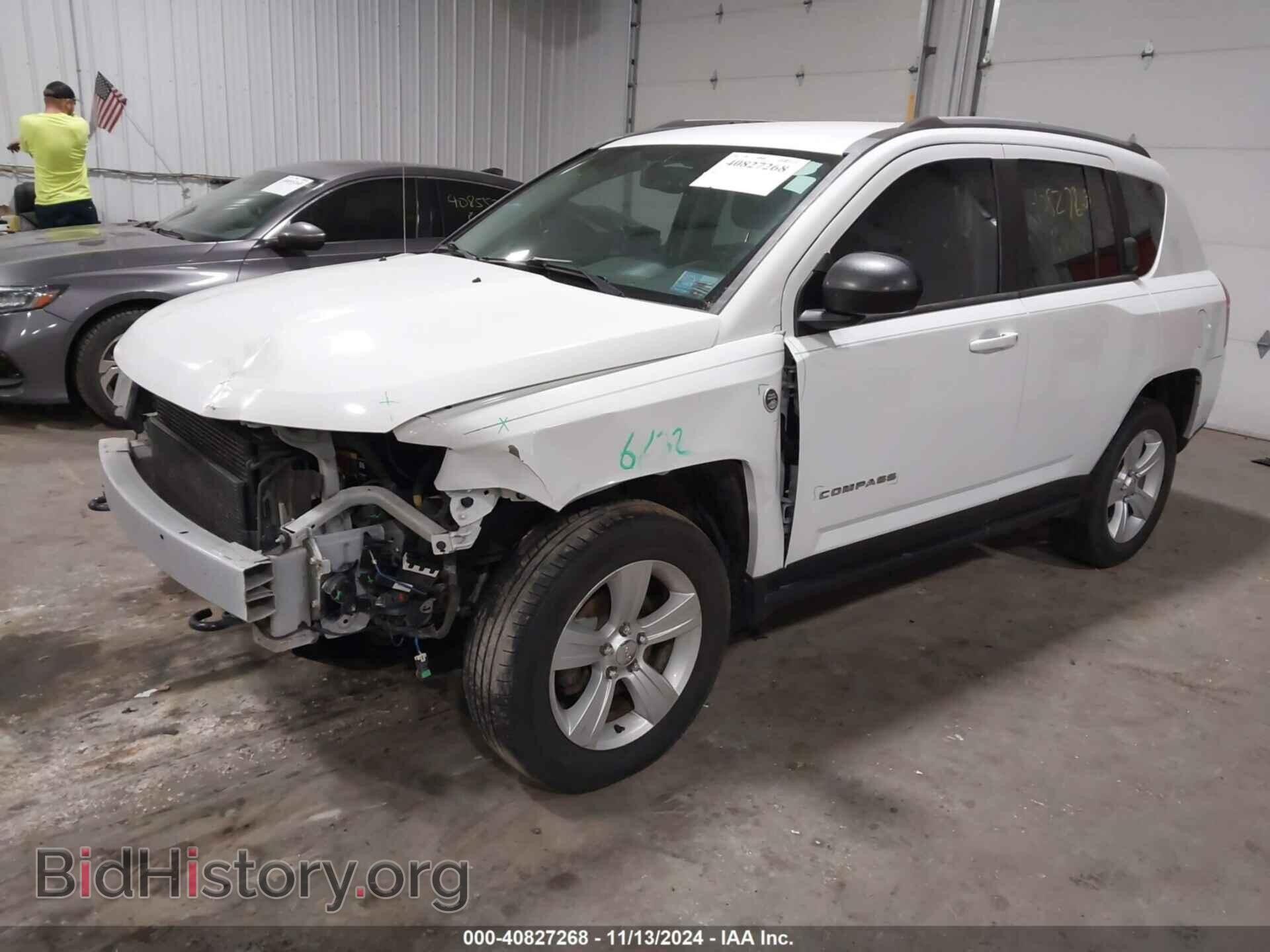 2016 JEEP COMPASS - VIN: 1C4NJDBB5GD551231 - Фото 2