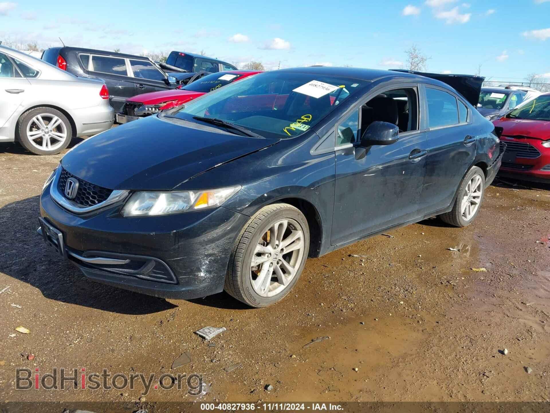2013 HONDA CIVIC - VIN: 2HGFB2F5XDH591976 - Фото 2