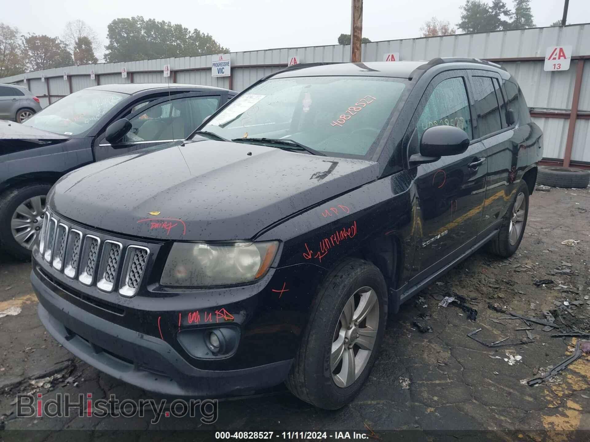 2016 JEEP COMPASS - VIN: 1C4NJDEBXGD617381 - Фото 2