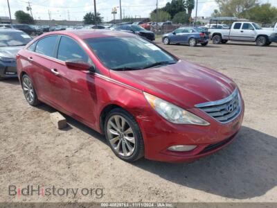 2011 Hyundai SONATA SE, burgundy — VIN 5NPEC4AC1BH099897, IAAI
