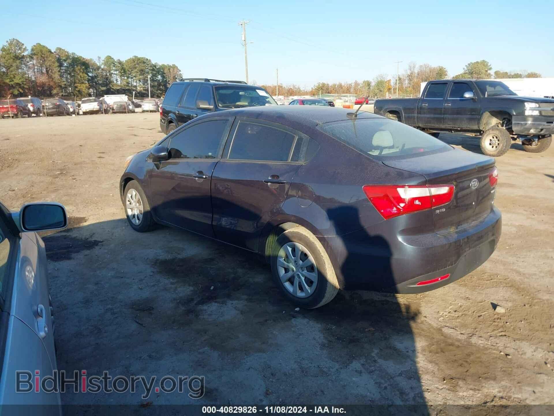 2012 KIA RIO - VIN: KNADN4A32C6063635 - Фото 3