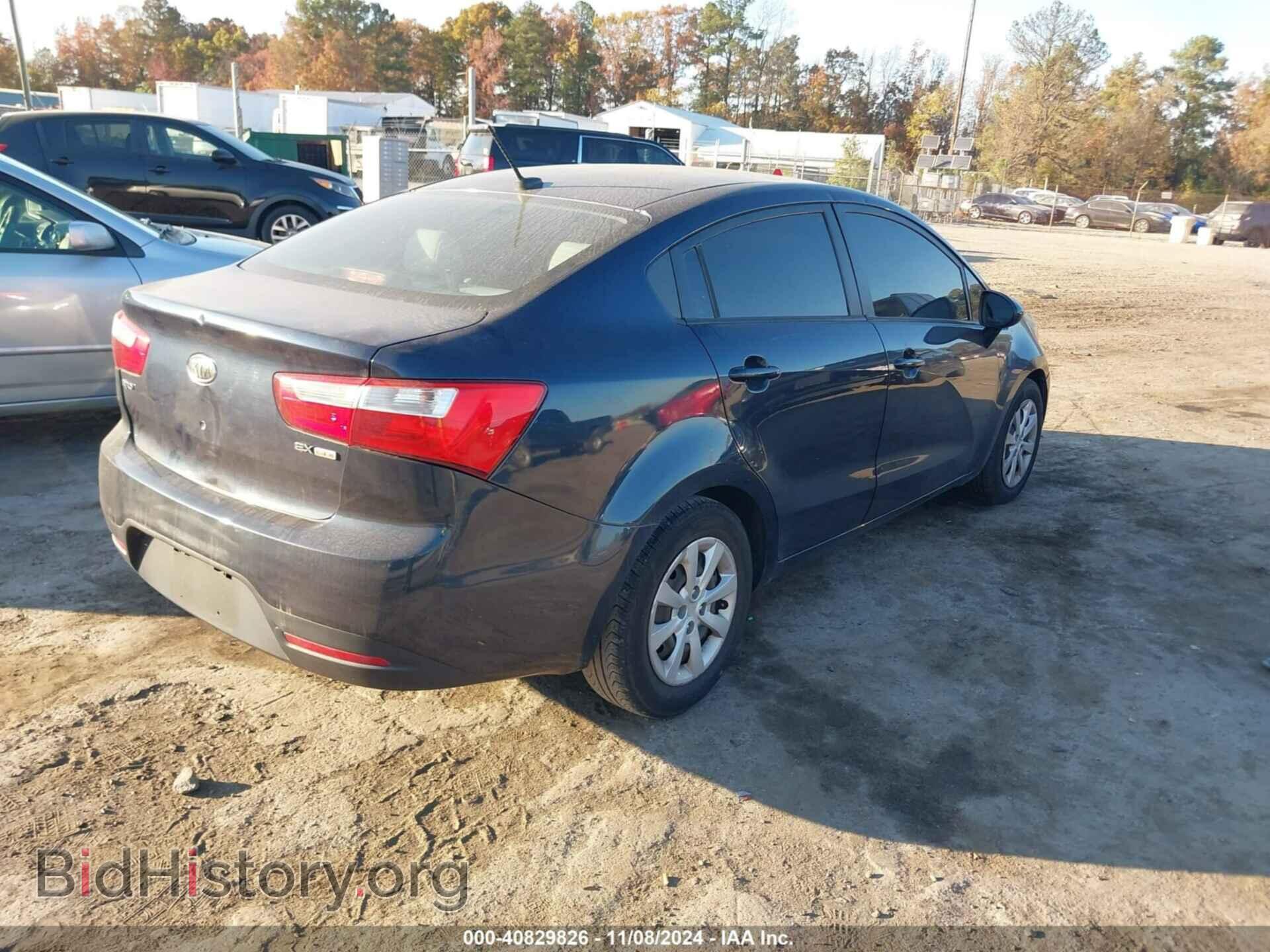 2012 KIA RIO - VIN: KNADN4A32C6063635 - Фото 4