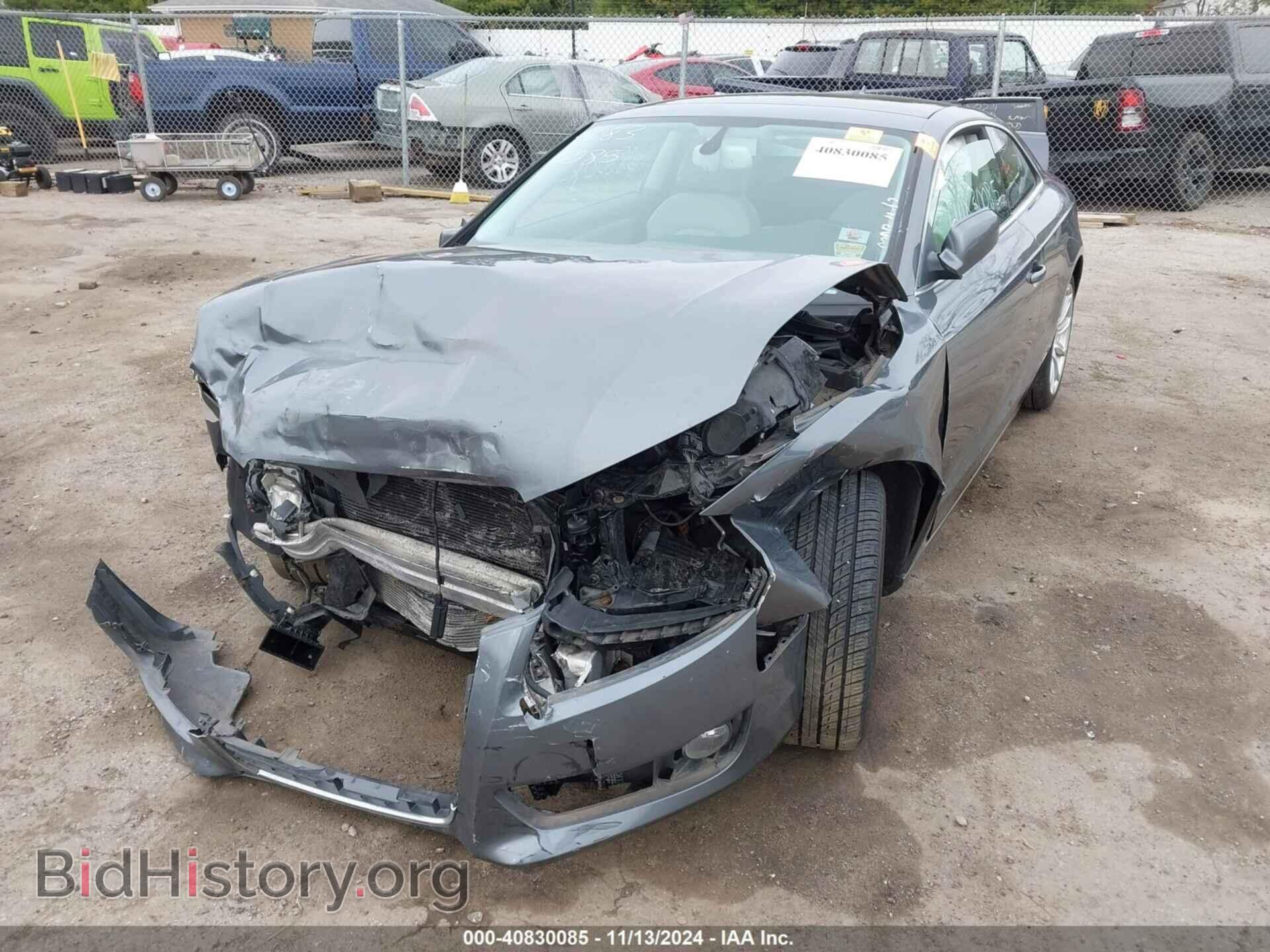 2012 AUDI A5 - VIN: WAULFAFRXCA038726 - Photo 2