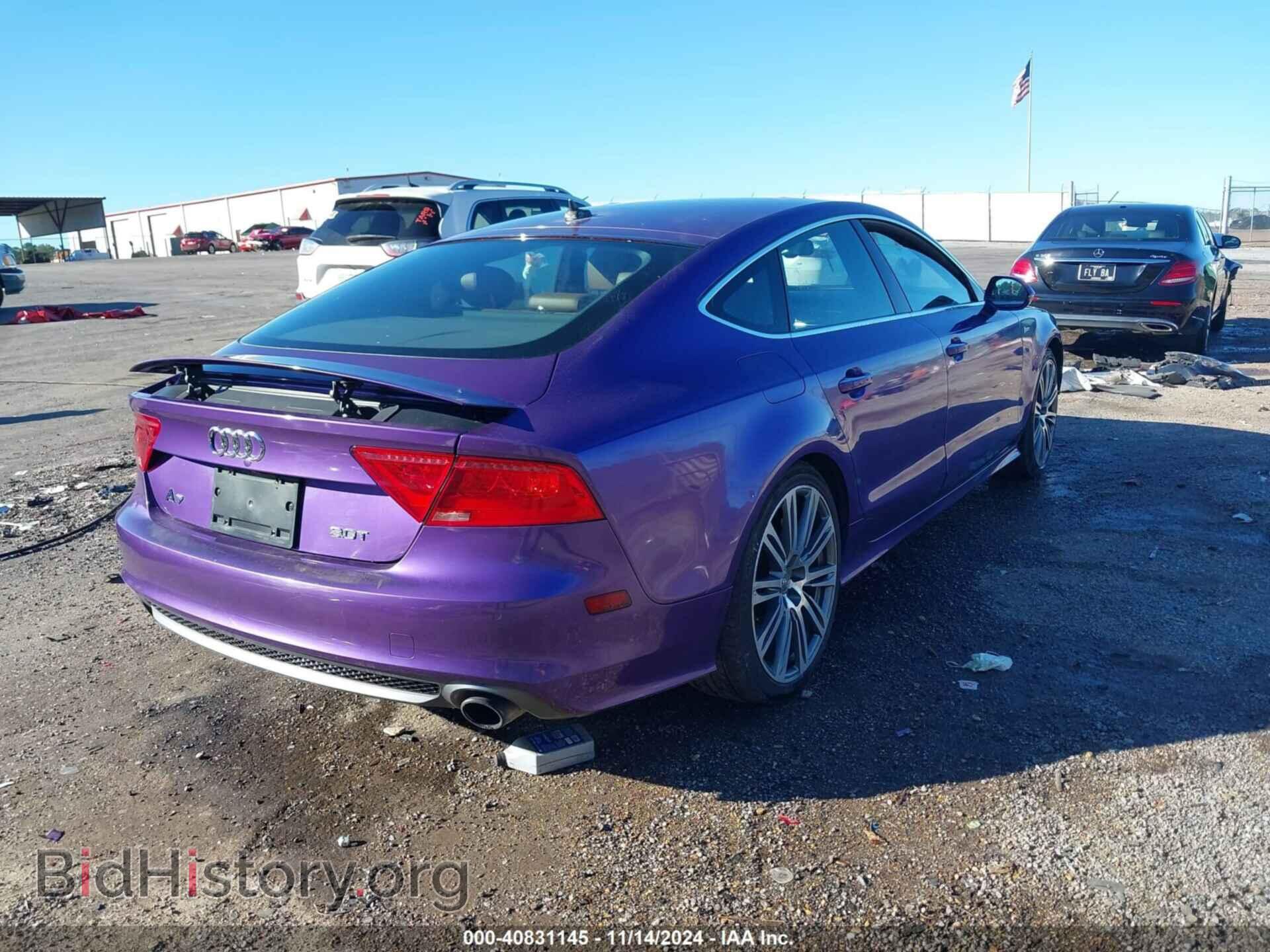 2013 AUDI A7 - VIN: WAU3GAFC4DN072809 - Фото 3