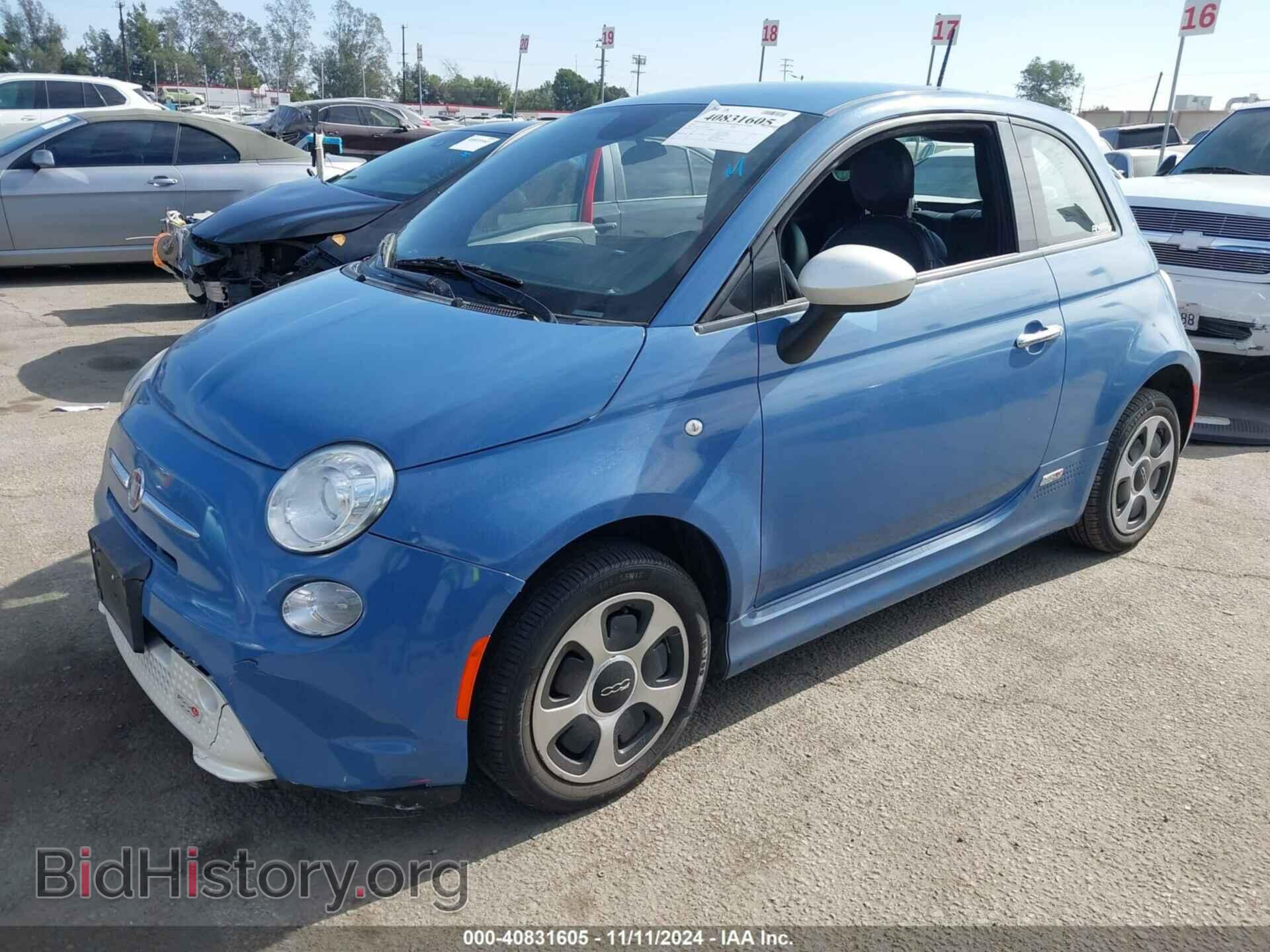 2015 FIAT 500E - VIN: 3C3CFFGE7FT549694 - Фото 2