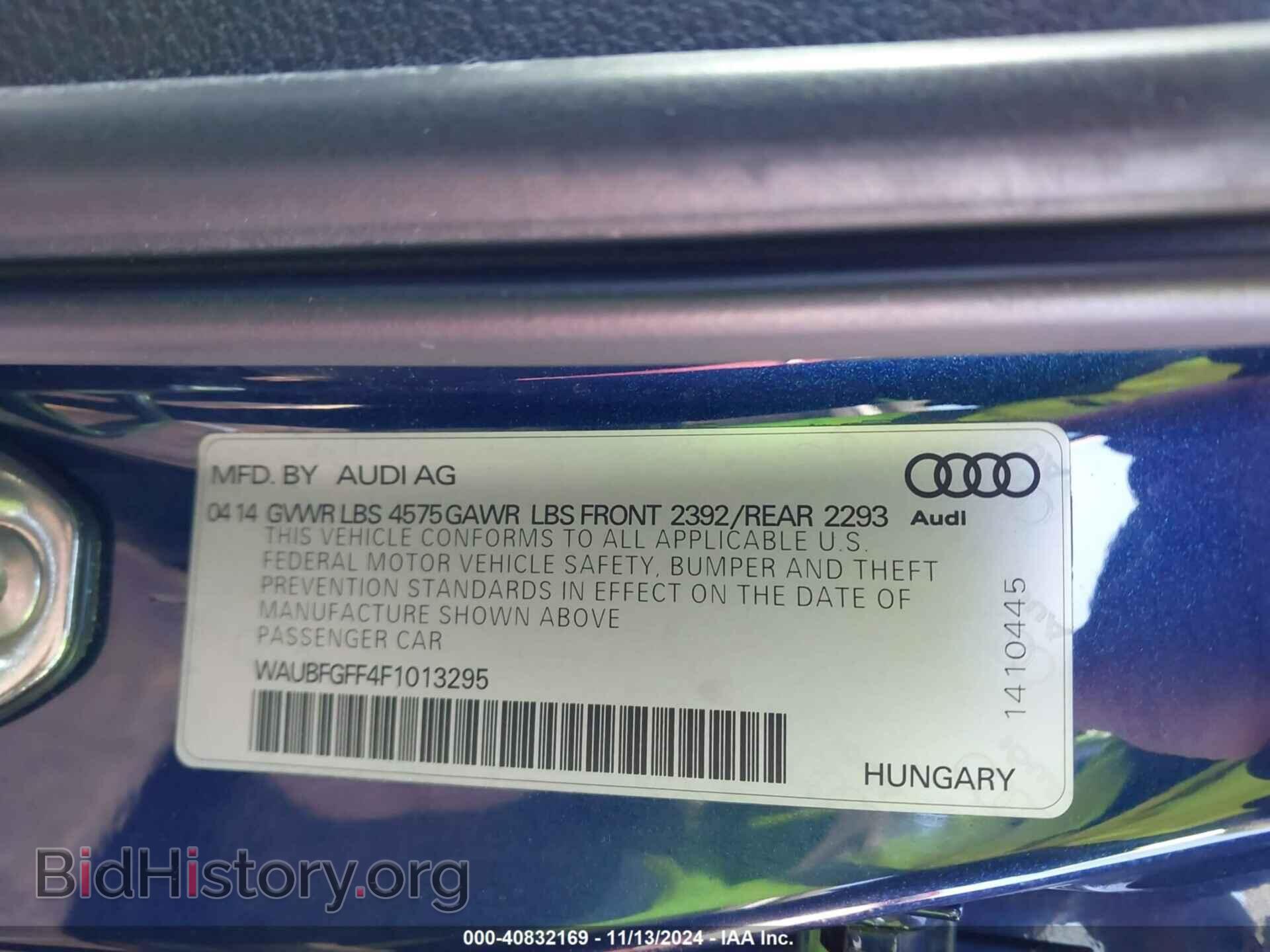 2015 AUDI A3 - VIN: WAUBFGFF4F1013295 - Photo 9