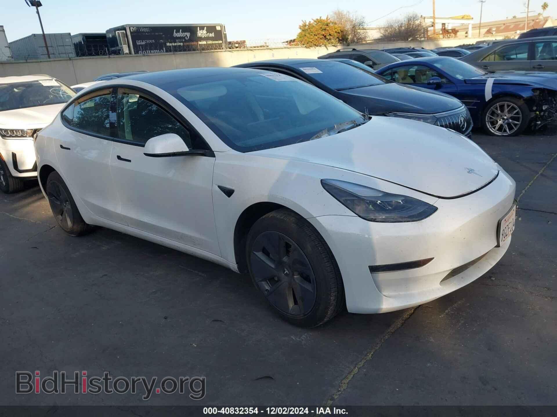 Photo 5YJ3E1EA5PF572425 - TESLA MODEL 3 2023