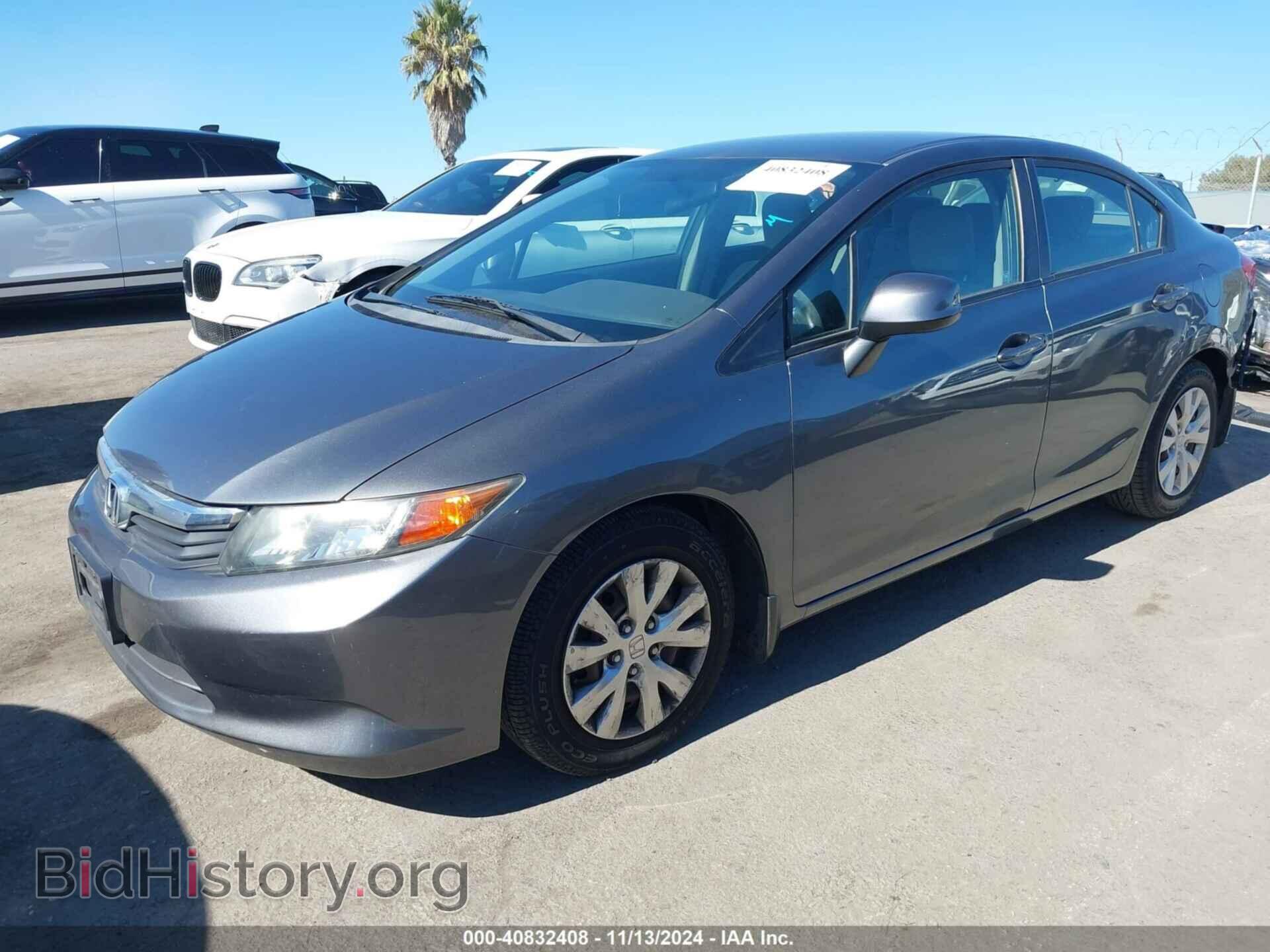 2012 HONDA CIVIC - VIN: 19XFB2F5XCE003535 - Фото 2