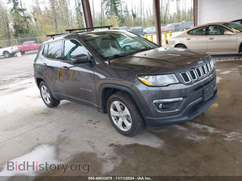 2020 Jeep COMPASS Latitude FWD (VIN 3C4NJCBB5LT253499) — фото 1 из 16, IAAI, повреждение: левая передняя часть