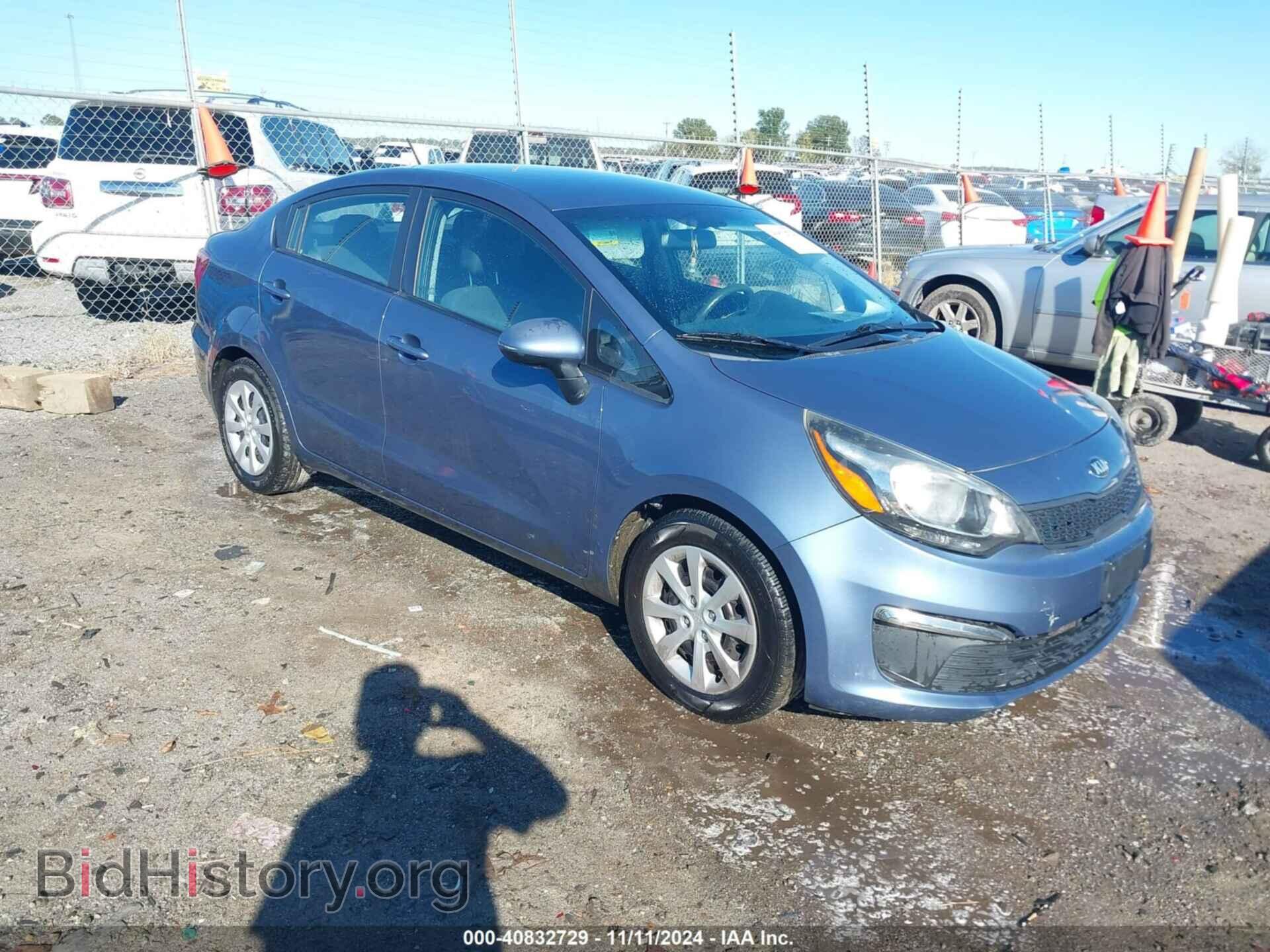 Фотография KNADM4A31G6562810 - KIA RIO 2016