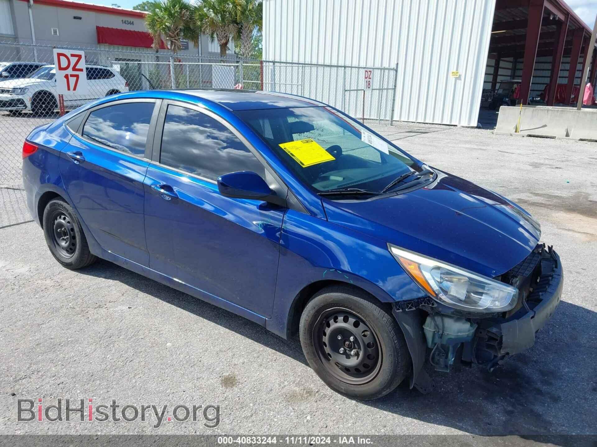 Photo KMHCT4AE4HU249908 - HYUNDAI ACCENT 2017