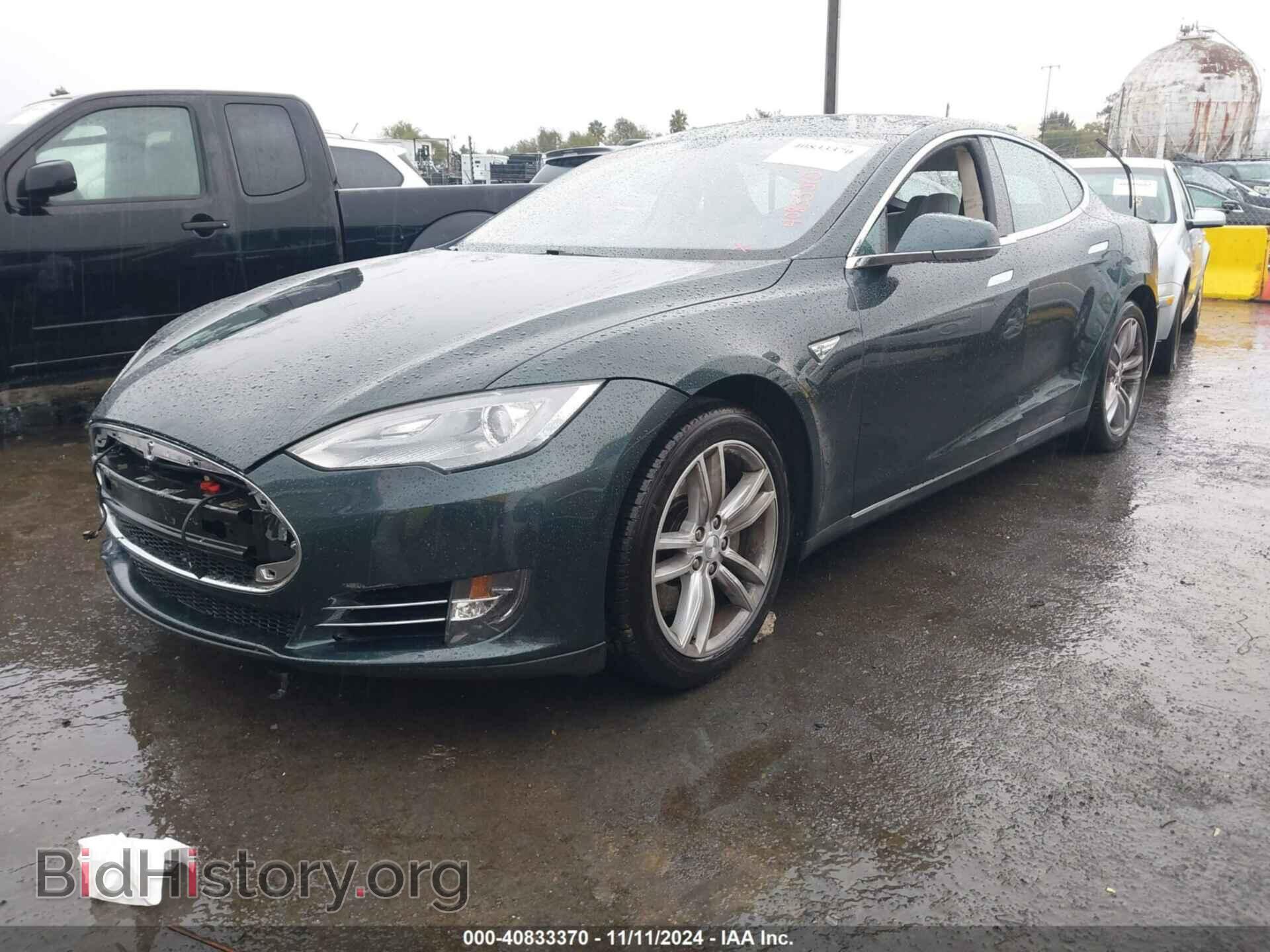 2014 TESLA MODEL S - VIN: 5YJSA1H14EFP36019 - Фото 2