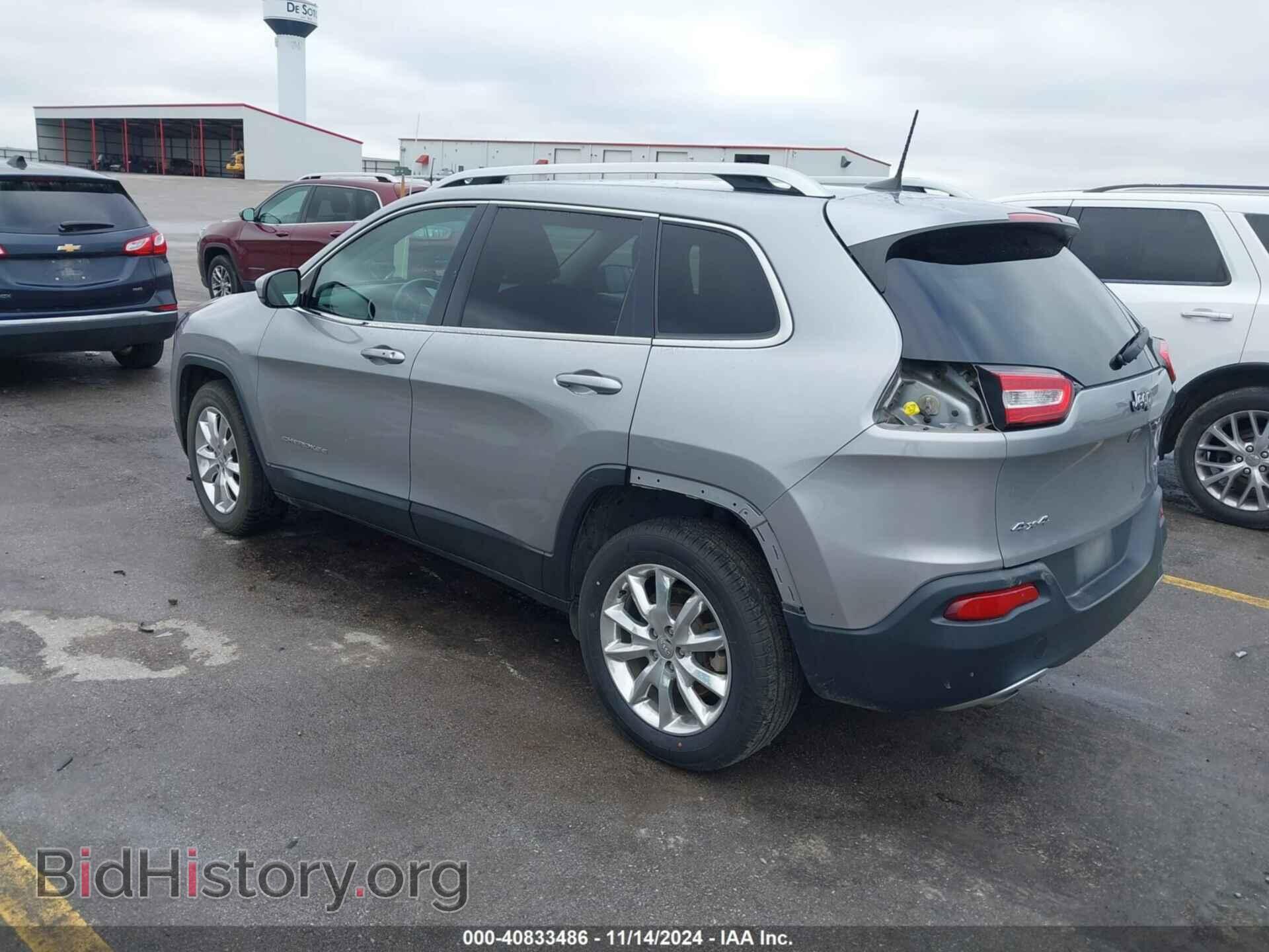 2016 JEEP CHEROKEE - VIN: 1C4PJMDB5GW255197 - Фото 3