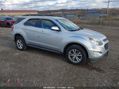 2016 Chevrolet EQUINOX LT, серебристый — VIN 2GNFLFEK2G6355078, IAAI