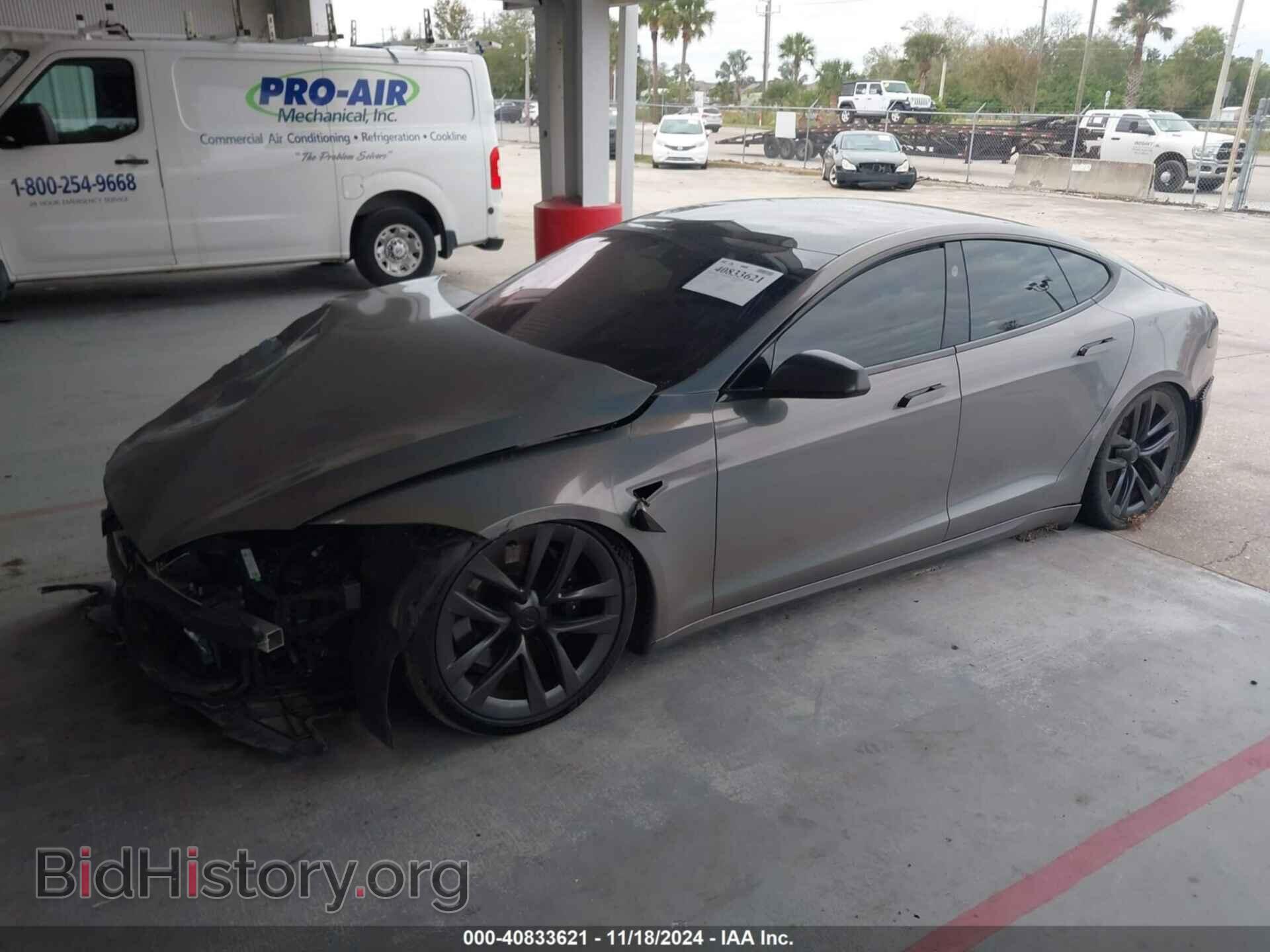 2022 TESLA MODEL S - VIN: 5YJSA1E60NF472295 - Фото 2