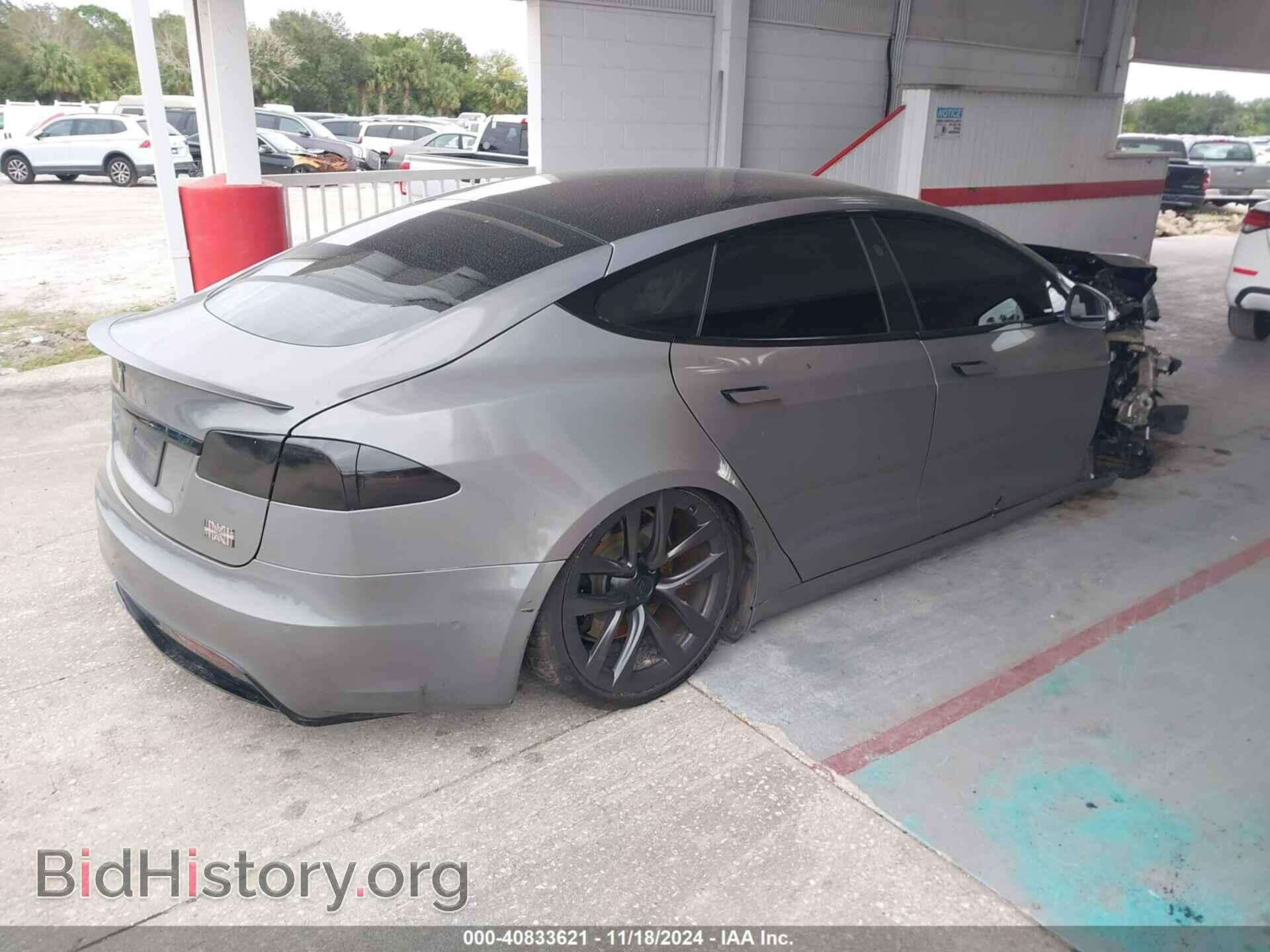 2022 TESLA MODEL S - VIN: 5YJSA1E60NF472295 - Фото 4