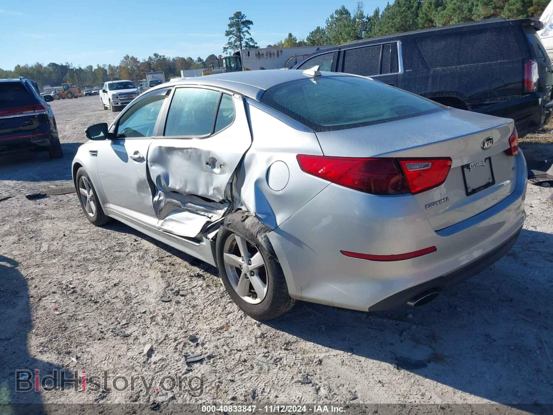 2015 KIA OPTIMA - VIN: 5XXGM4A70FG455914 - Фото 3