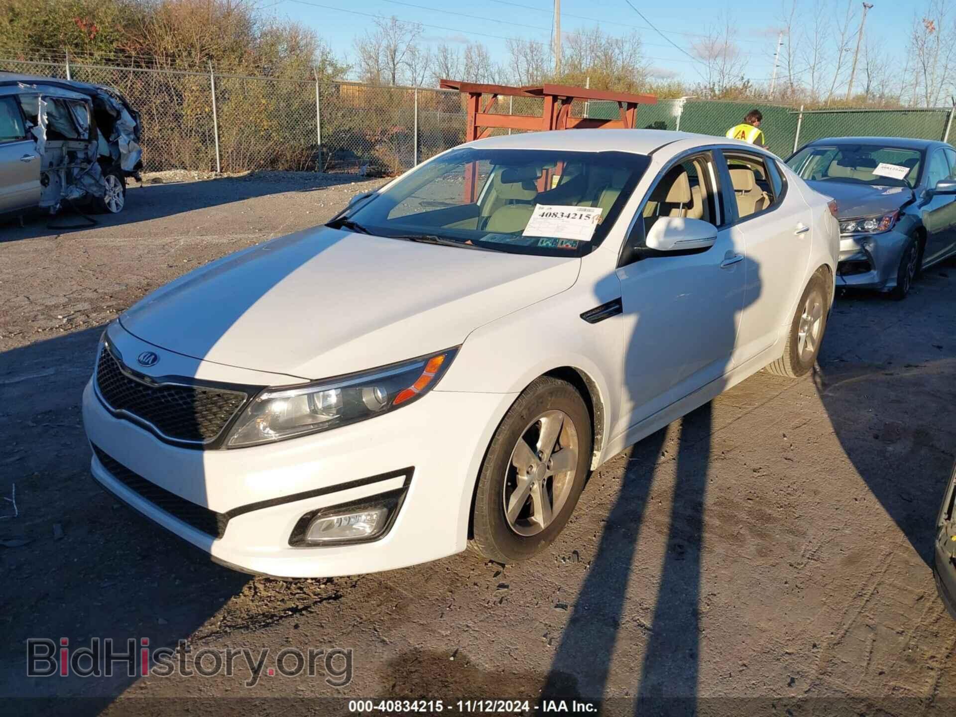 2015 KIA OPTIMA - VIN: KNAGM4A79F5545404 - Фото 2