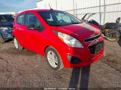 2015 Chevrolet SPARK 1LT CVT, red — VIN KL8CD6S98FC732974, IAAI