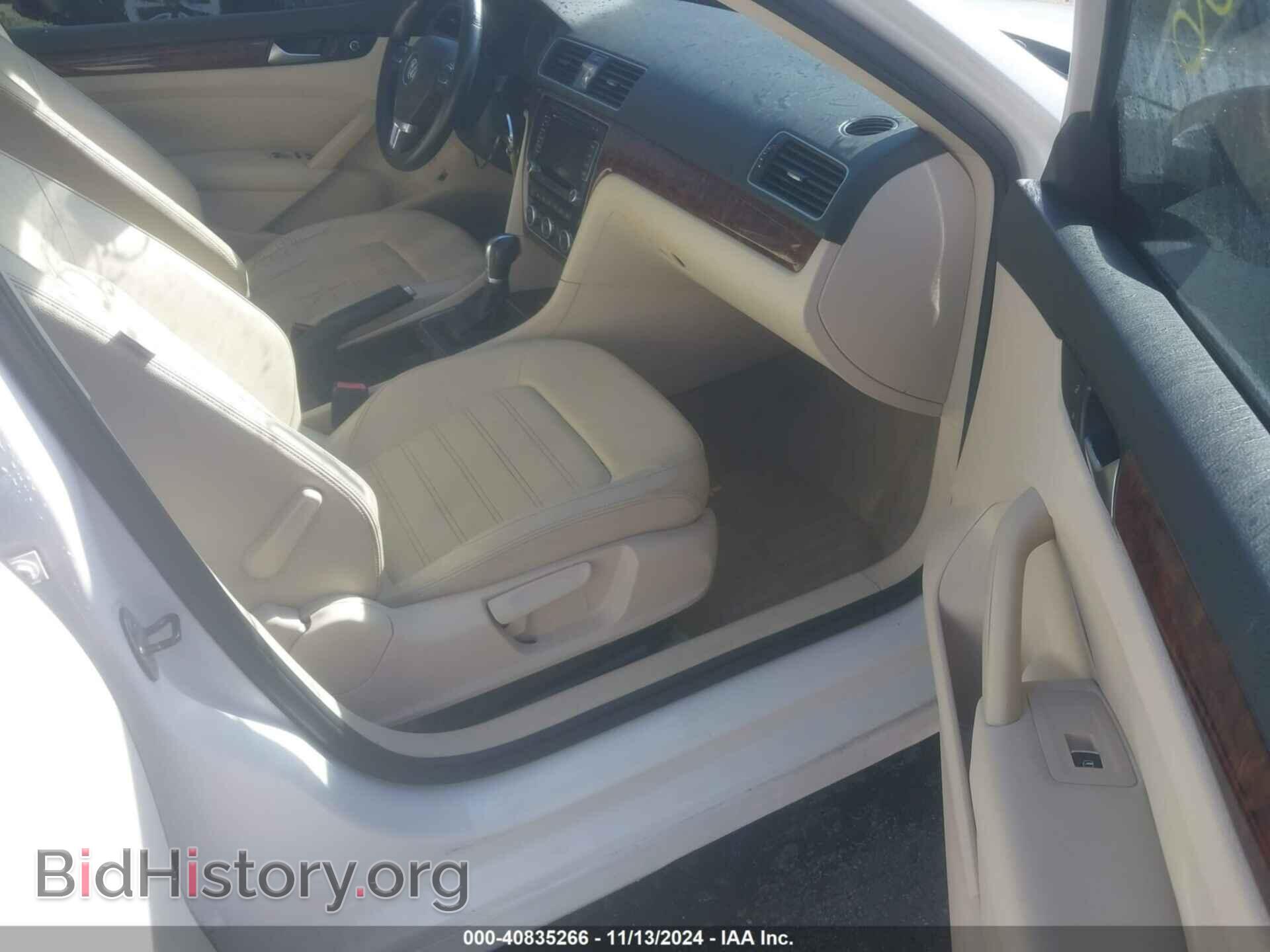 2012 VOLKSWAGEN PASSAT - VIN: 1VWCH7A31CC033998 - Фото 5