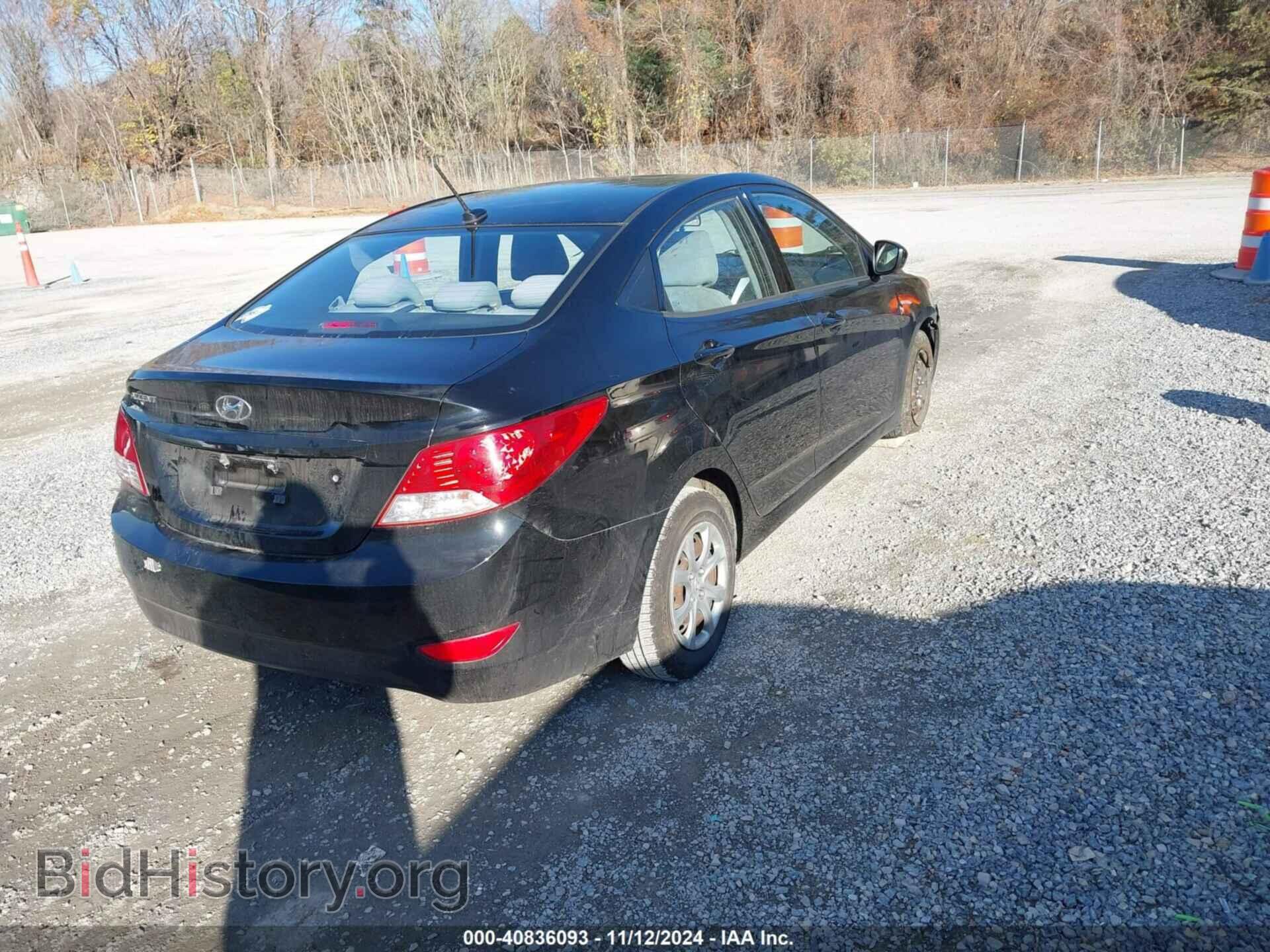 2014 HYUNDAI ACCENT - VIN: KMHCT4AE8EU751946 - Фото 4