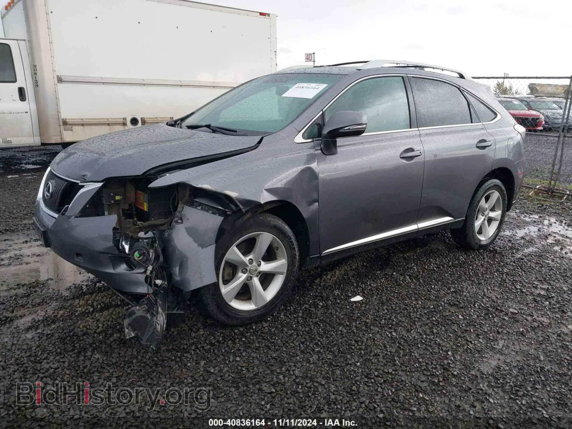 2012 LEXUS RX 350 - VIN: 2T2BK1BA4CC136183 - Фото 2