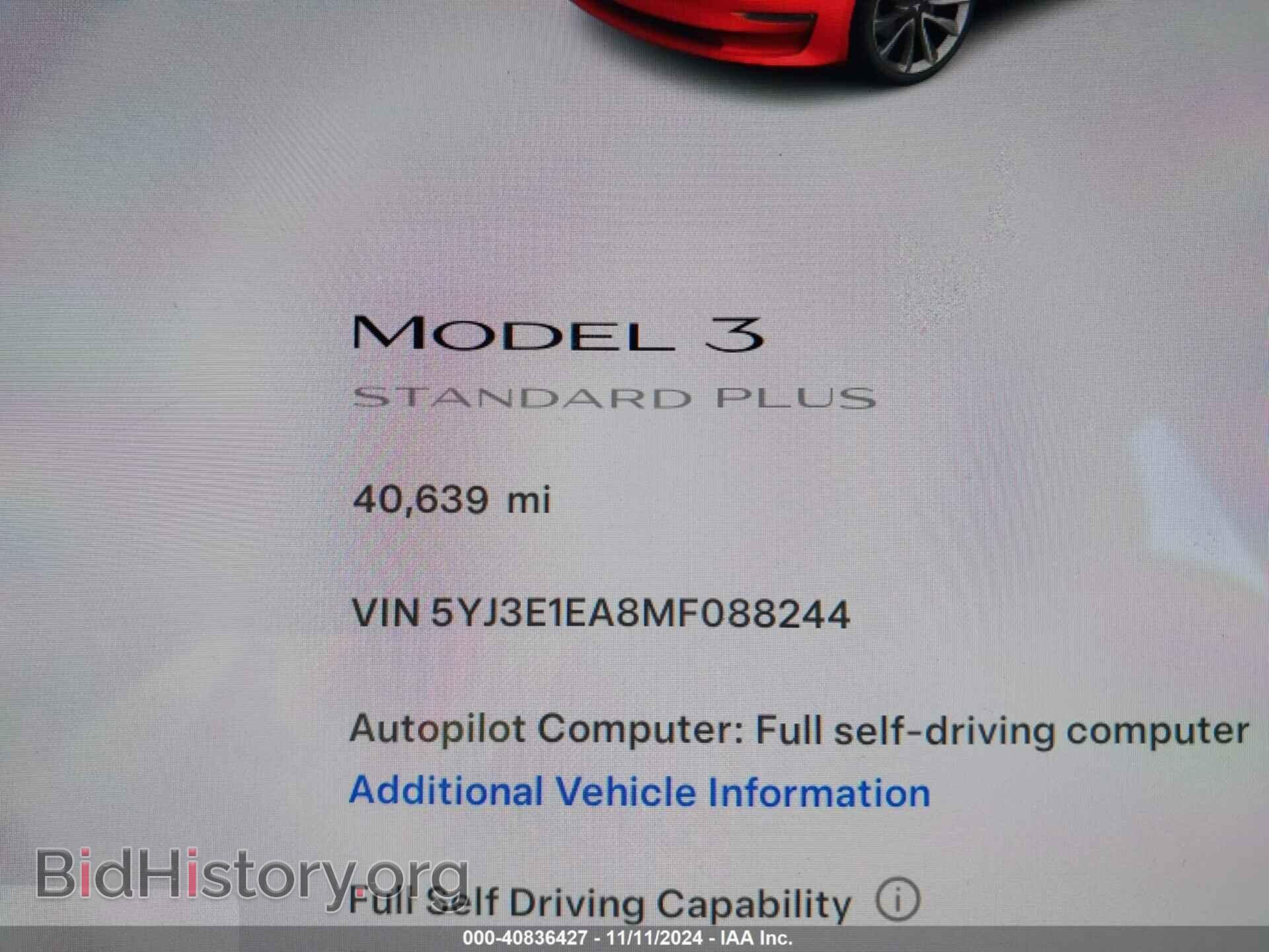 2021 TESLA MODEL 3 - VIN: 5YJ3E1EA8MF088244 - Фото 7