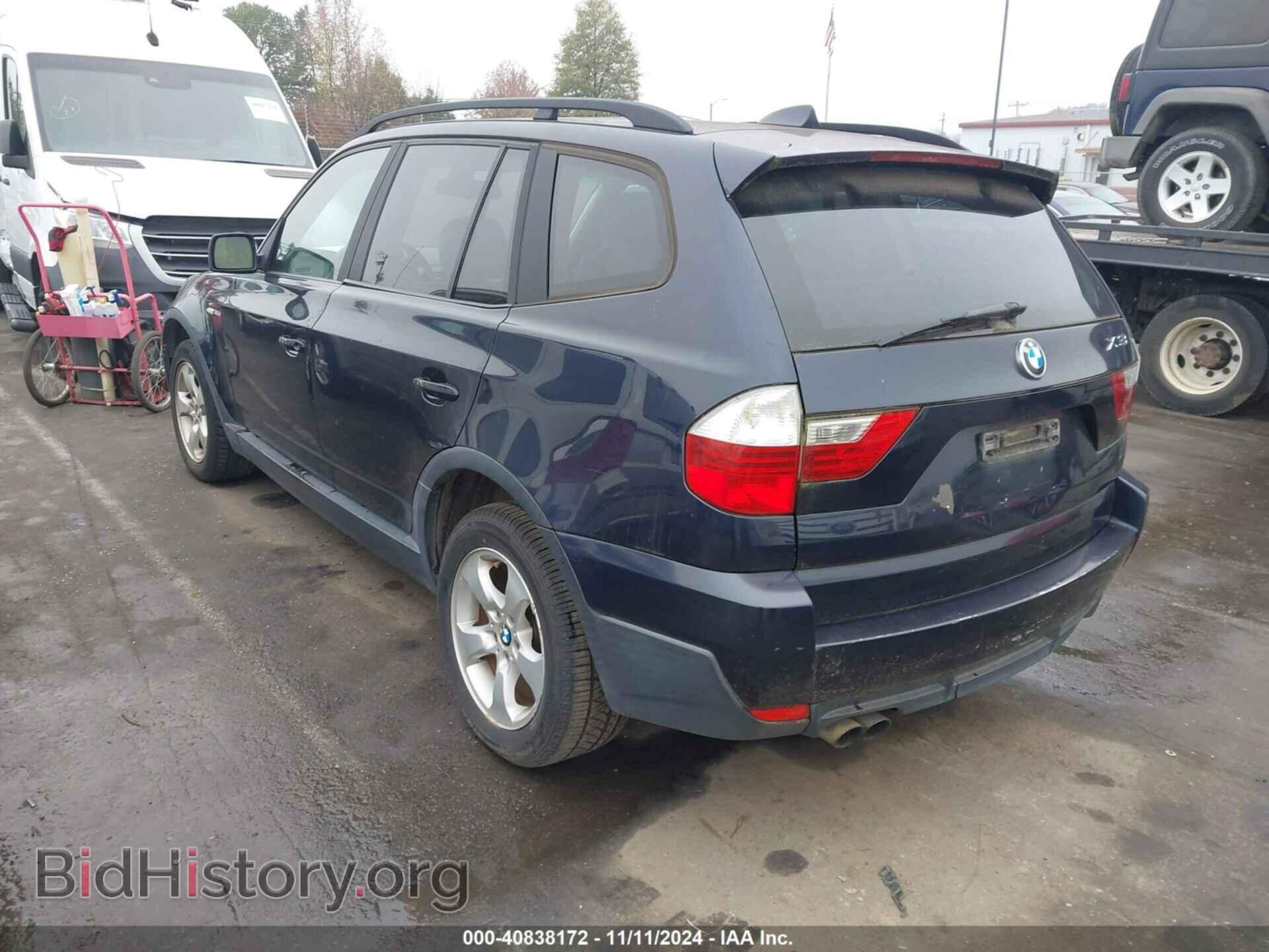 2007 BMW X3 - VIN: WBXPC93497WF12376 - Фото 3