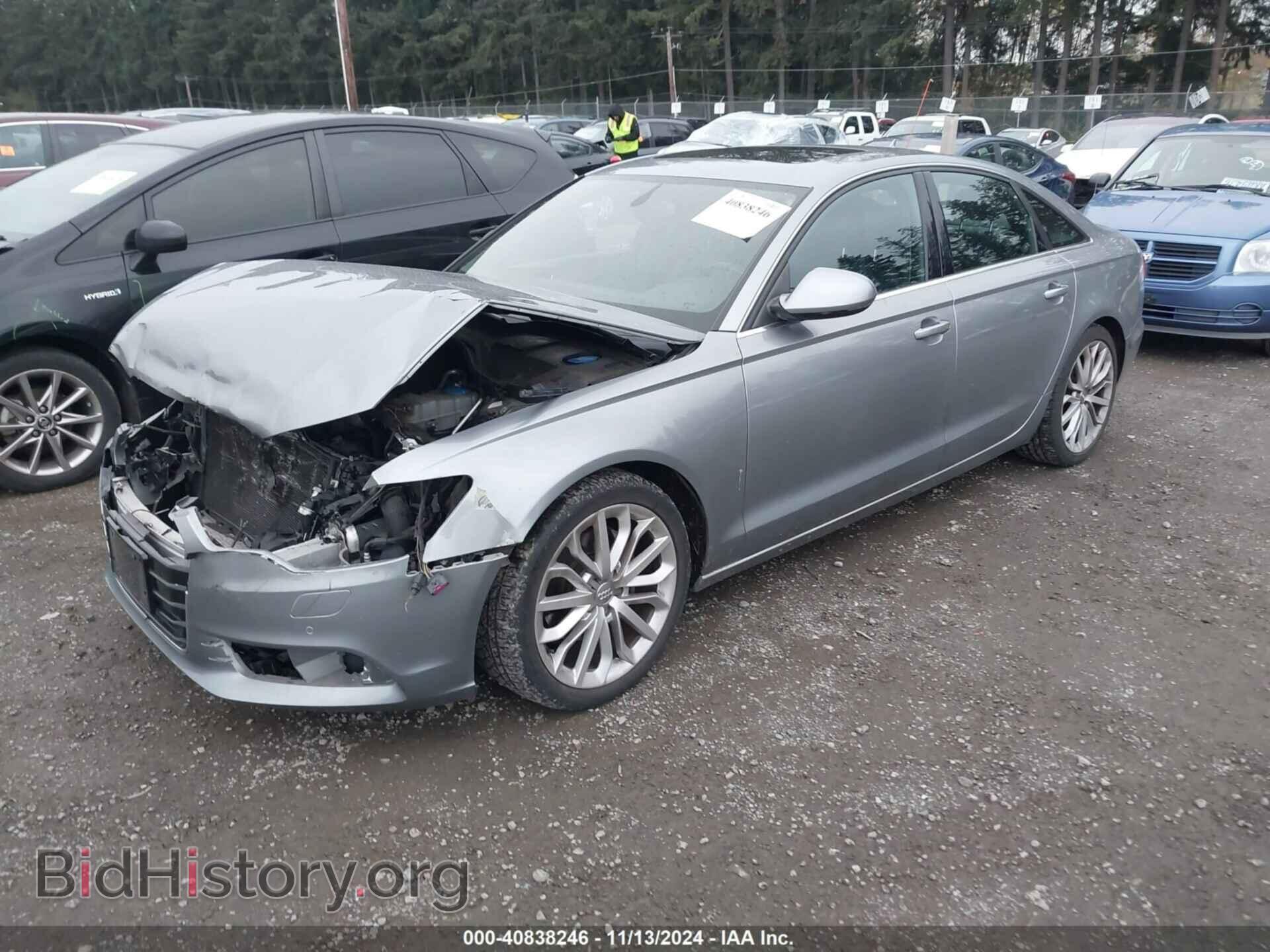 2013 AUDI A6 - VIN: WAUGFAFC5DN080096 - Фото 2
