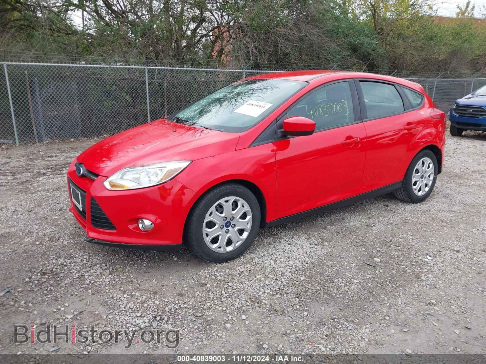 2012 FORD FOCUS - VIN: 1FAHP3K22CL104531 - Фото 2