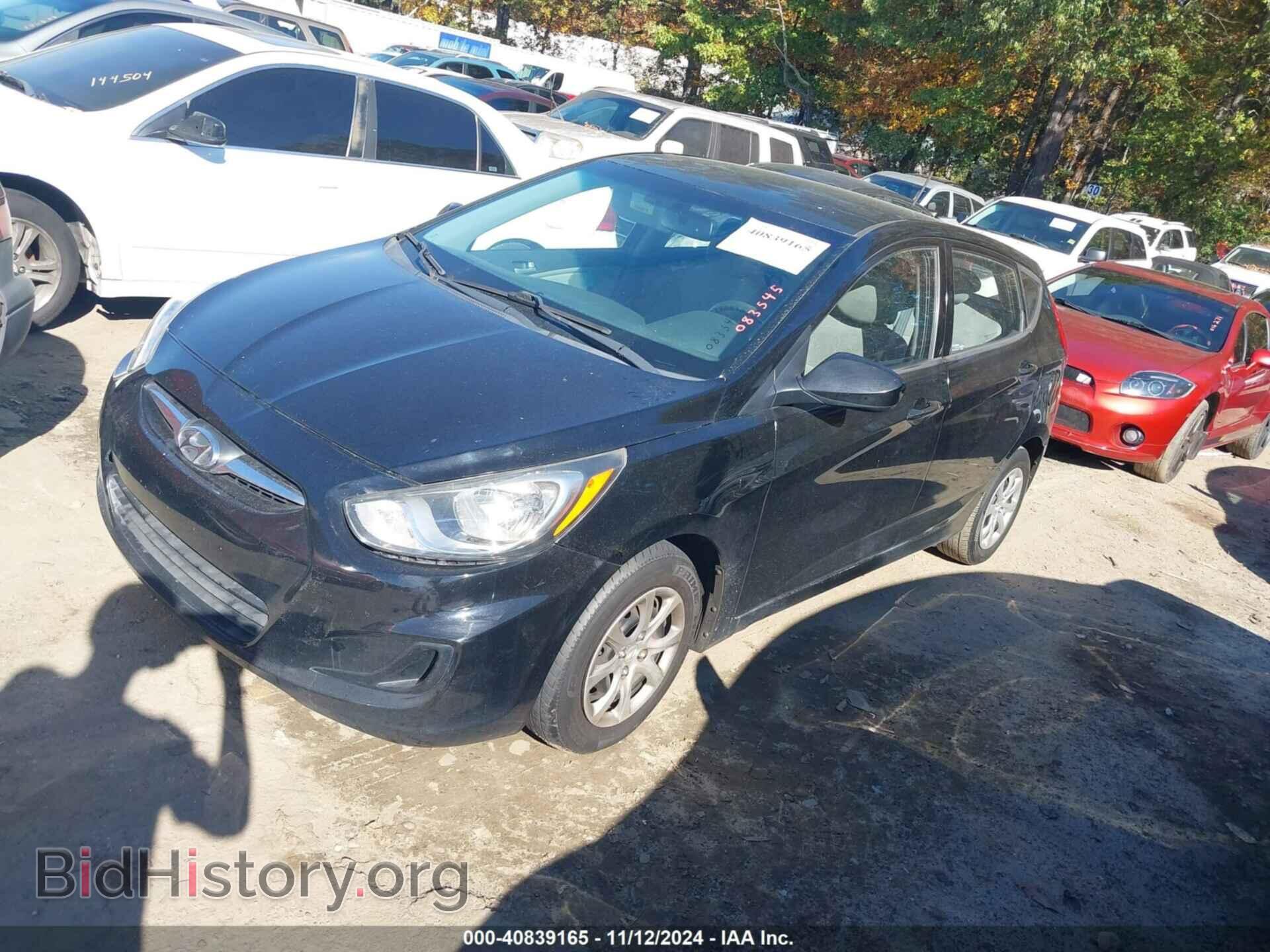 2013 HYUNDAI ACCENT - VIN: KMHCT5AE7DU083545 - Фото 2