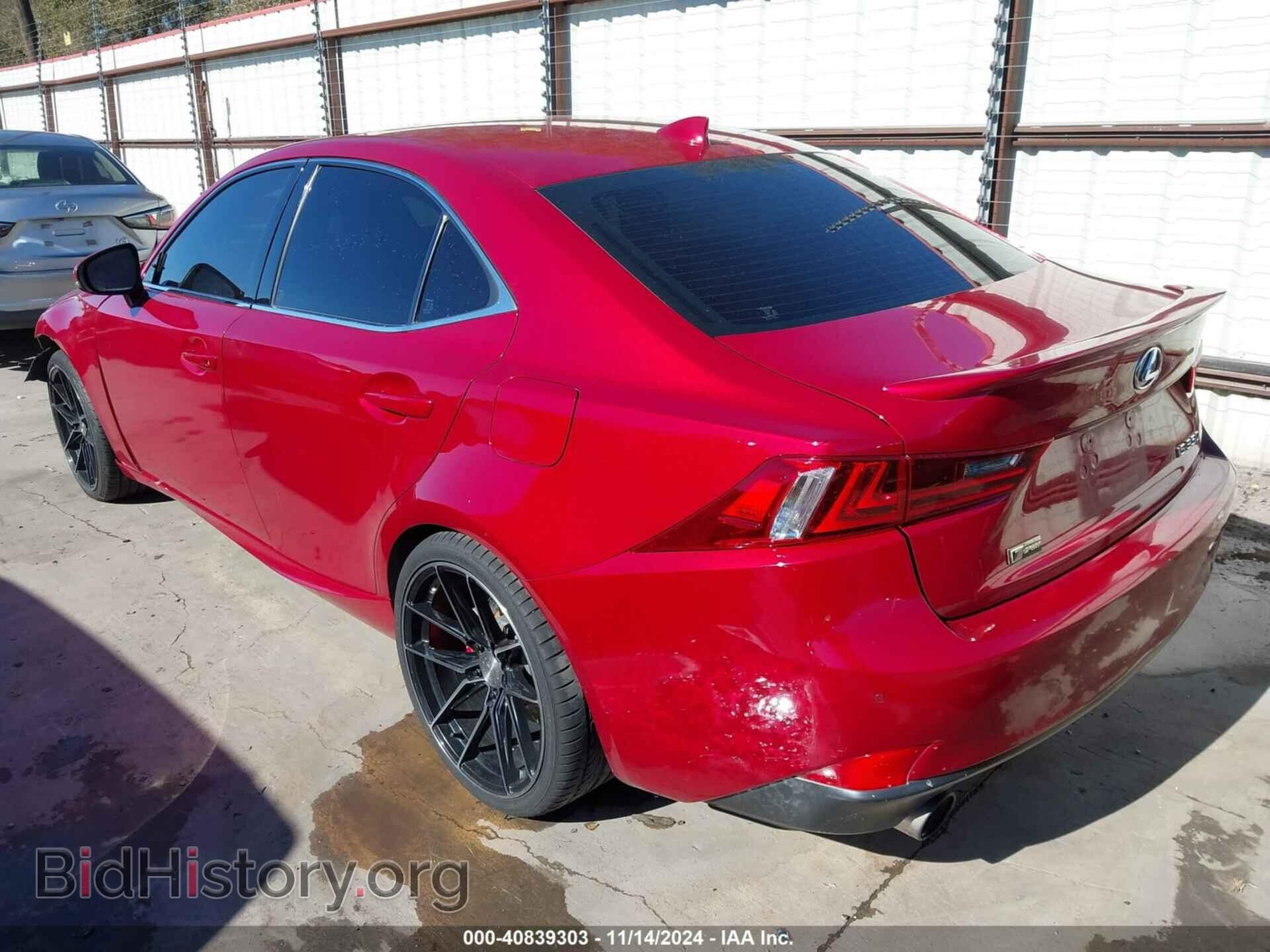2014 LEXUS IS 350 - VIN: JTHBE1D24E5001768 - Фото 3