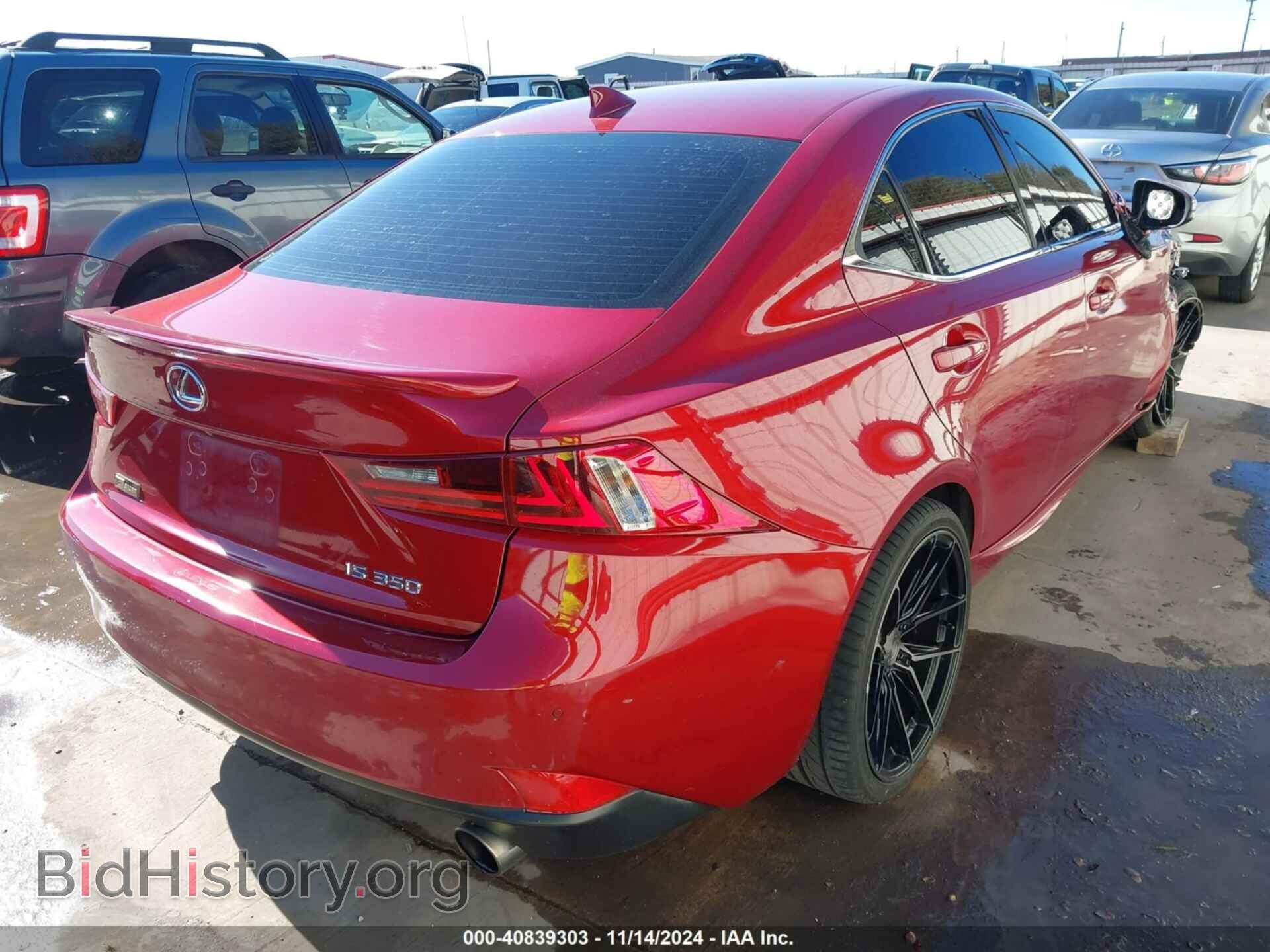 2014 LEXUS IS 350 - VIN: JTHBE1D24E5001768 - Фото 4